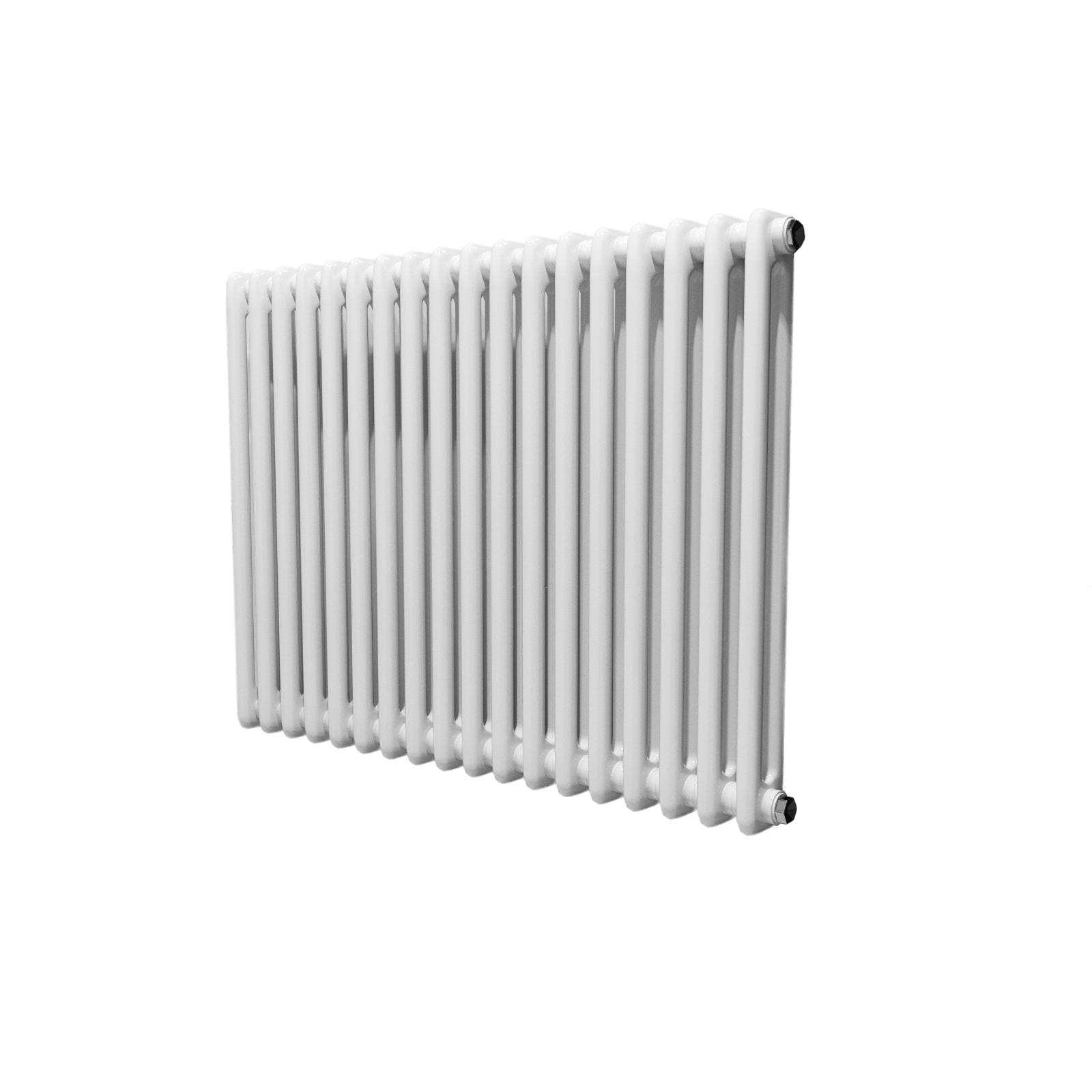 Traditional Radiator 600 x 828 mm Horizontal Double Column White