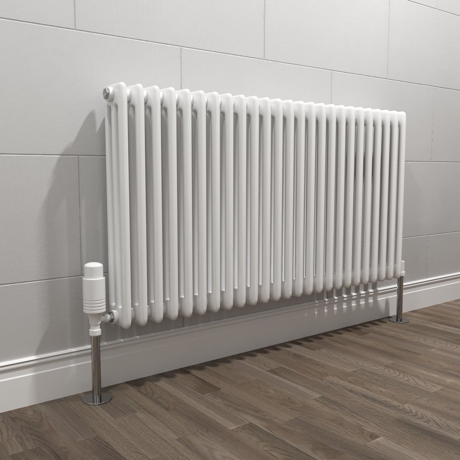 Honeywell 600 X 1145mm Horizontal Triple Column White Traditional Radiator