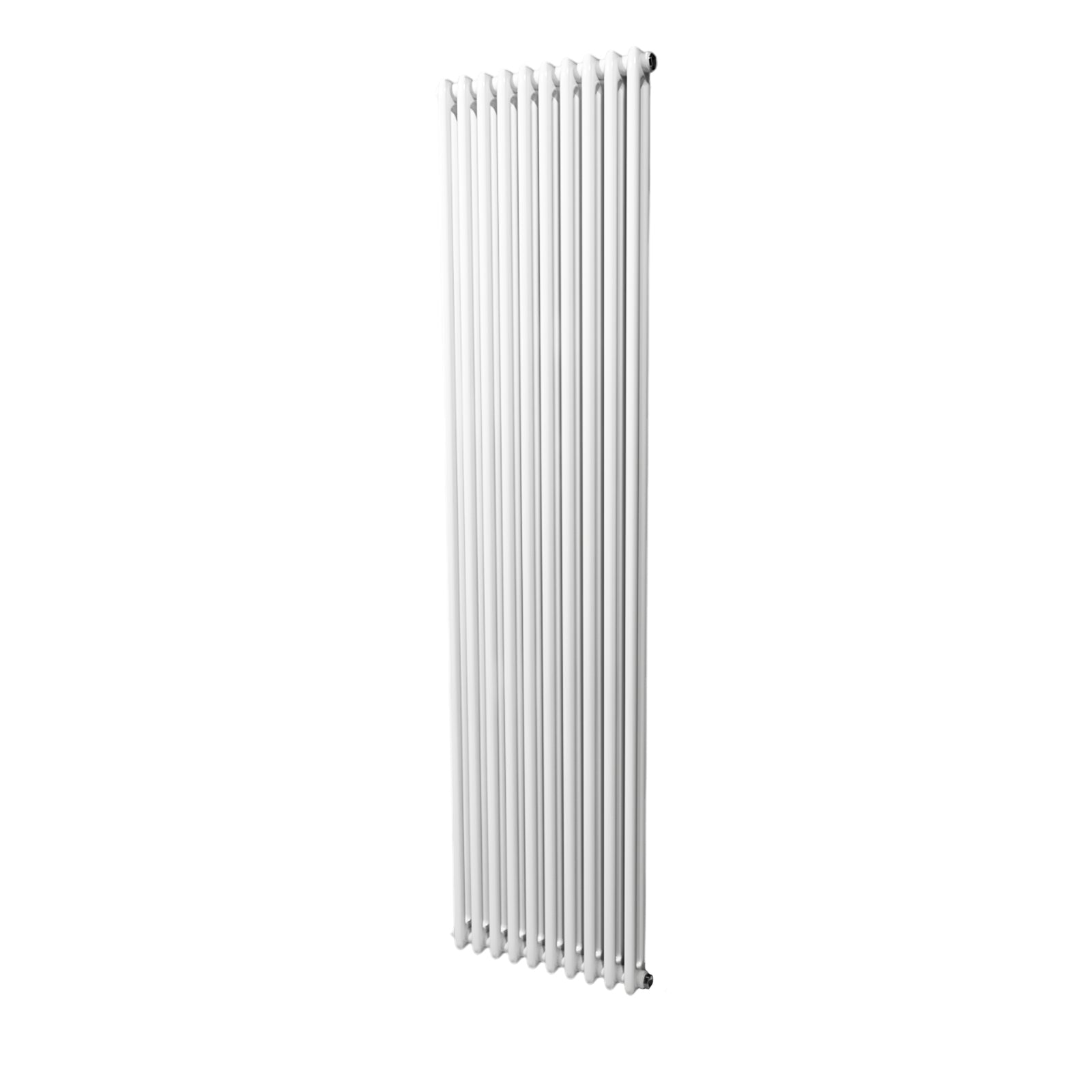 Traditional Radiator 1800 X 470 mm Vertical Double Column White