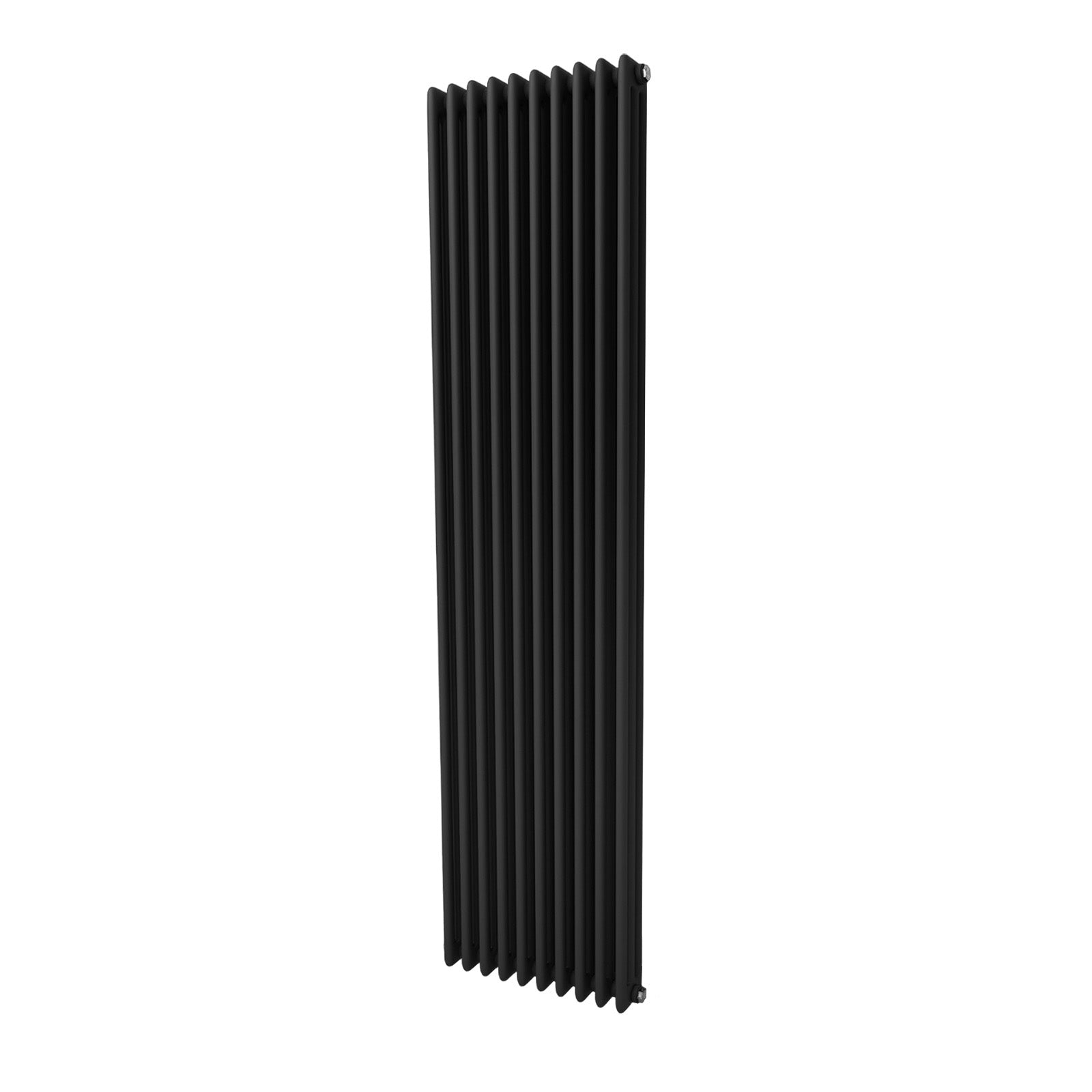 Traditional Radiator 1800 X 470 mm Vertical Triple Column Matte Black