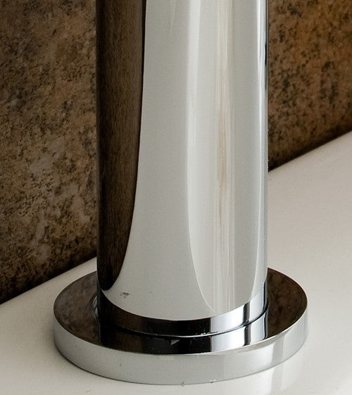 Indigo Cross Handle Bath Filler Tap Chrome