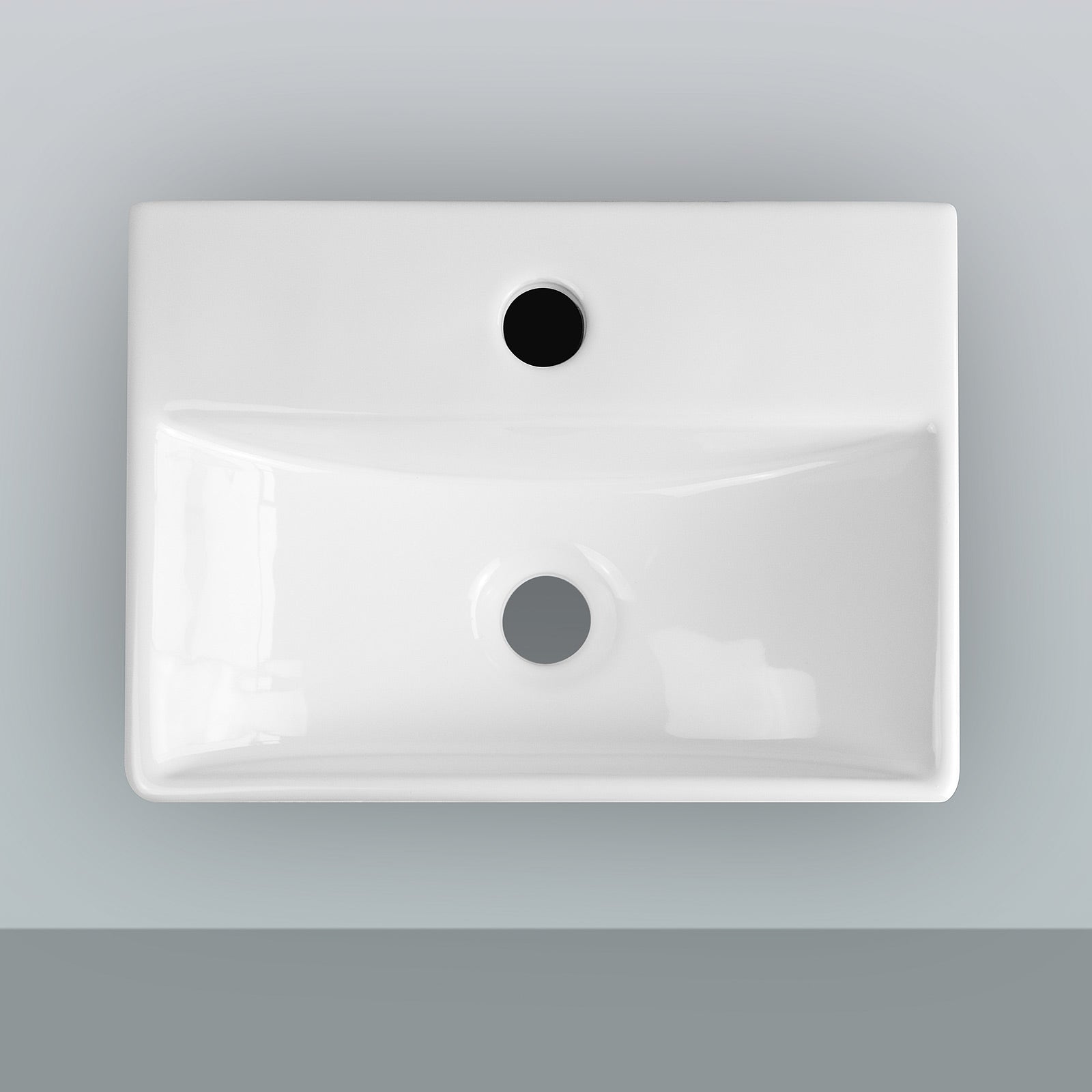 Tulla 363 x 270mm Cloakroom Rectangle Counter Top Basin Sink