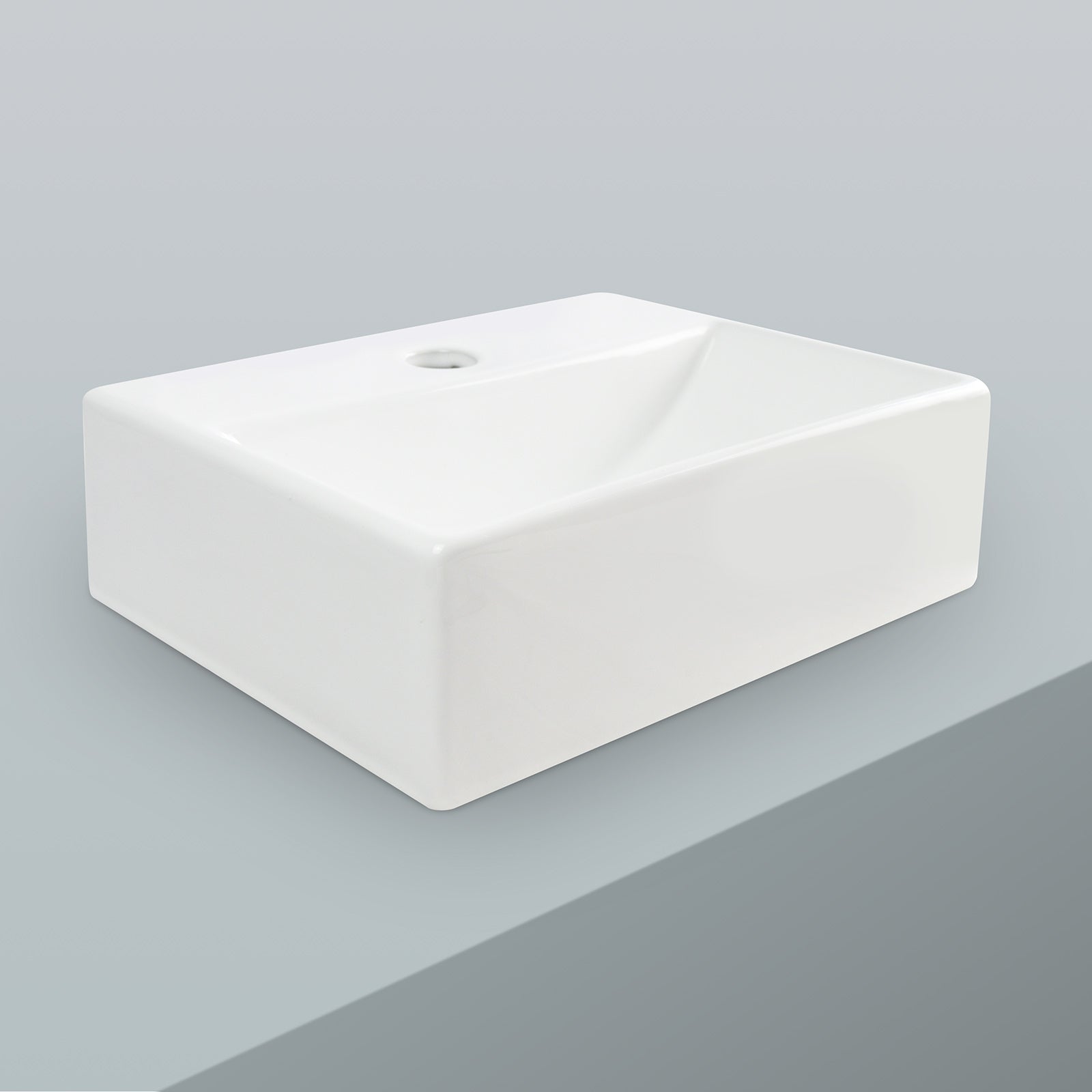 Tulla 363 x 270mm Cloakroom Rectangle Counter Top Basin Sink