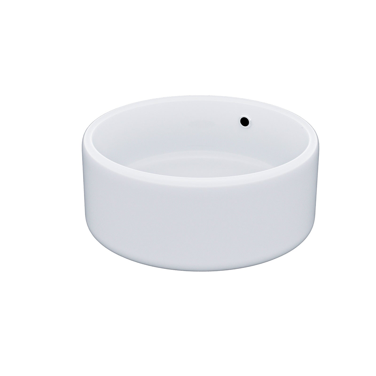 Etive 420mm Cloakroom Stand Alone Round Counter Top Basin Sink Bowl