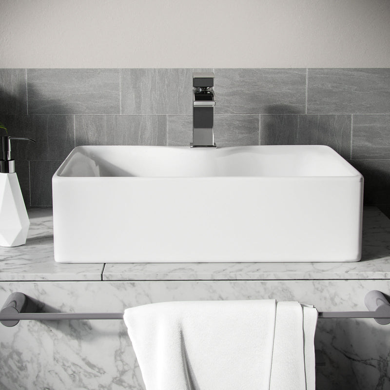 Nanuya 800mm Grey Wall Hung 2 Drawers Vanity Unit + Rectangle Counter Top Basin