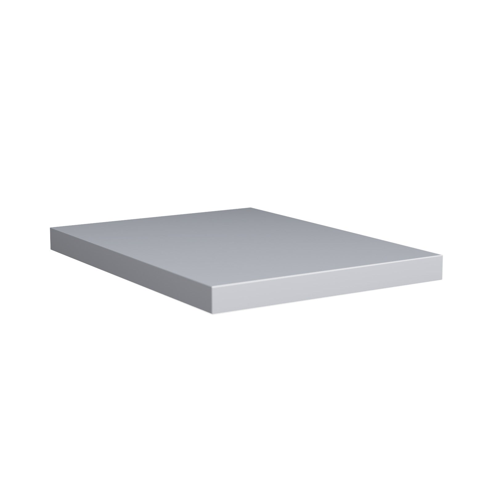 Selpha Wall Mounted Floating Countertop Basin Shelf 600 x 450 mm - Light Grey