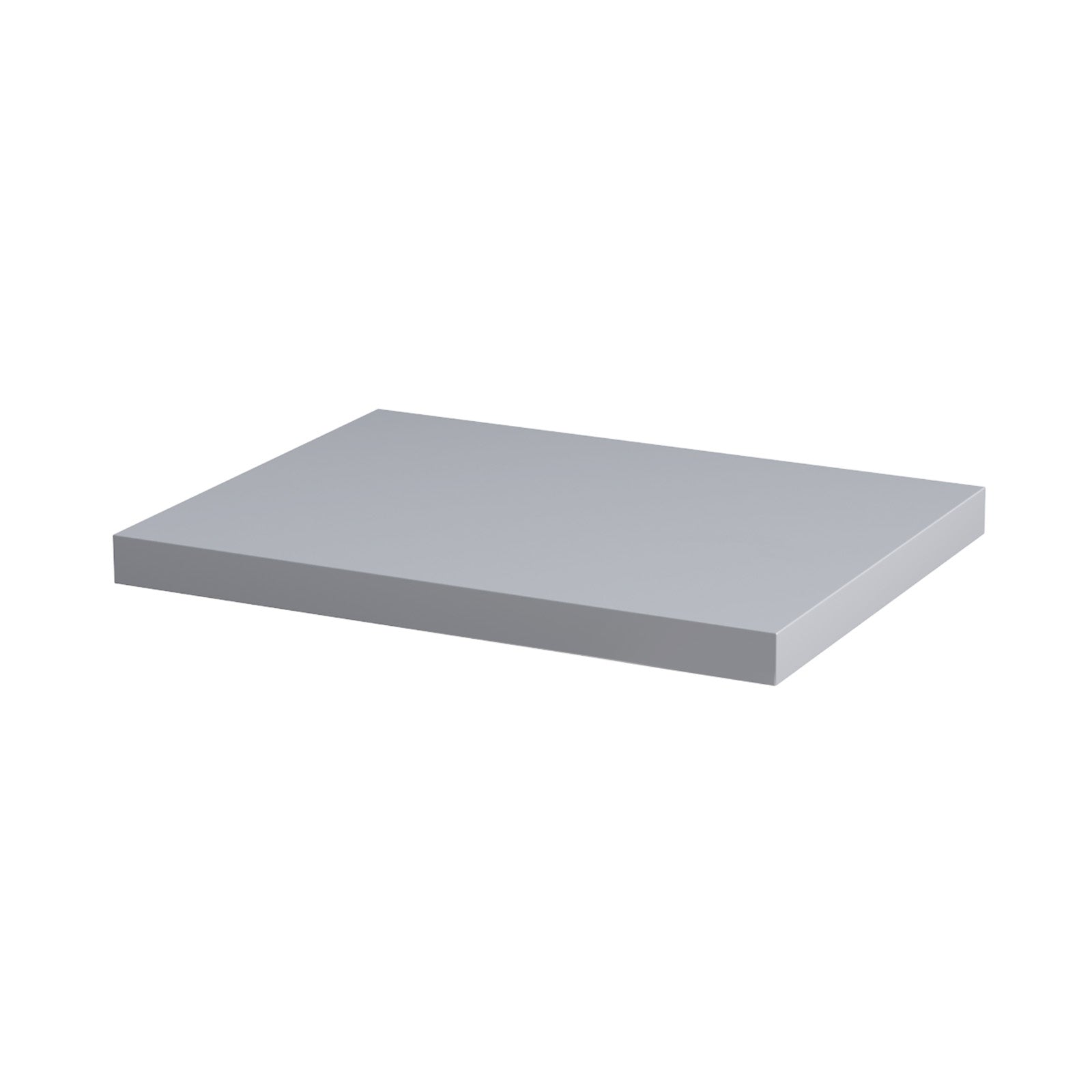 Selpha Wall Mounted Floating Countertop Basin Shelf 600 x 450 mm - Light Grey