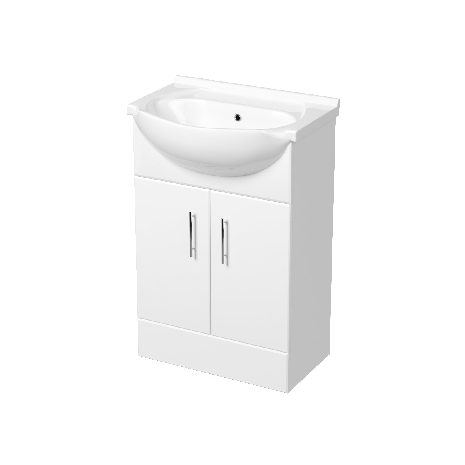 Ellen 1500mm Bath with Front Panel, 550mm Basin Vanity Cabinet with WC Unit & BTW Toilet