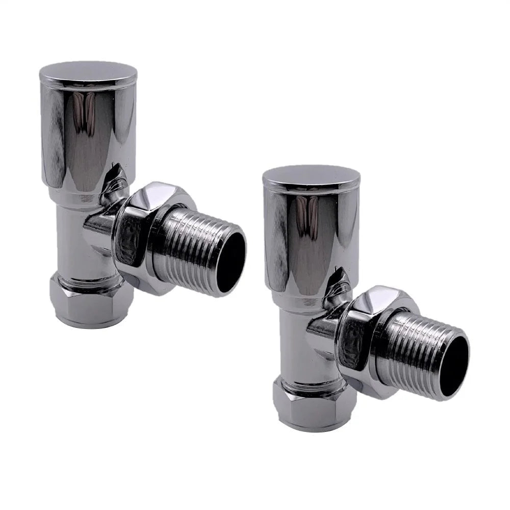 Kartell 15mm Angled Radiator Valve Chrome (Pair) - KART-ANG