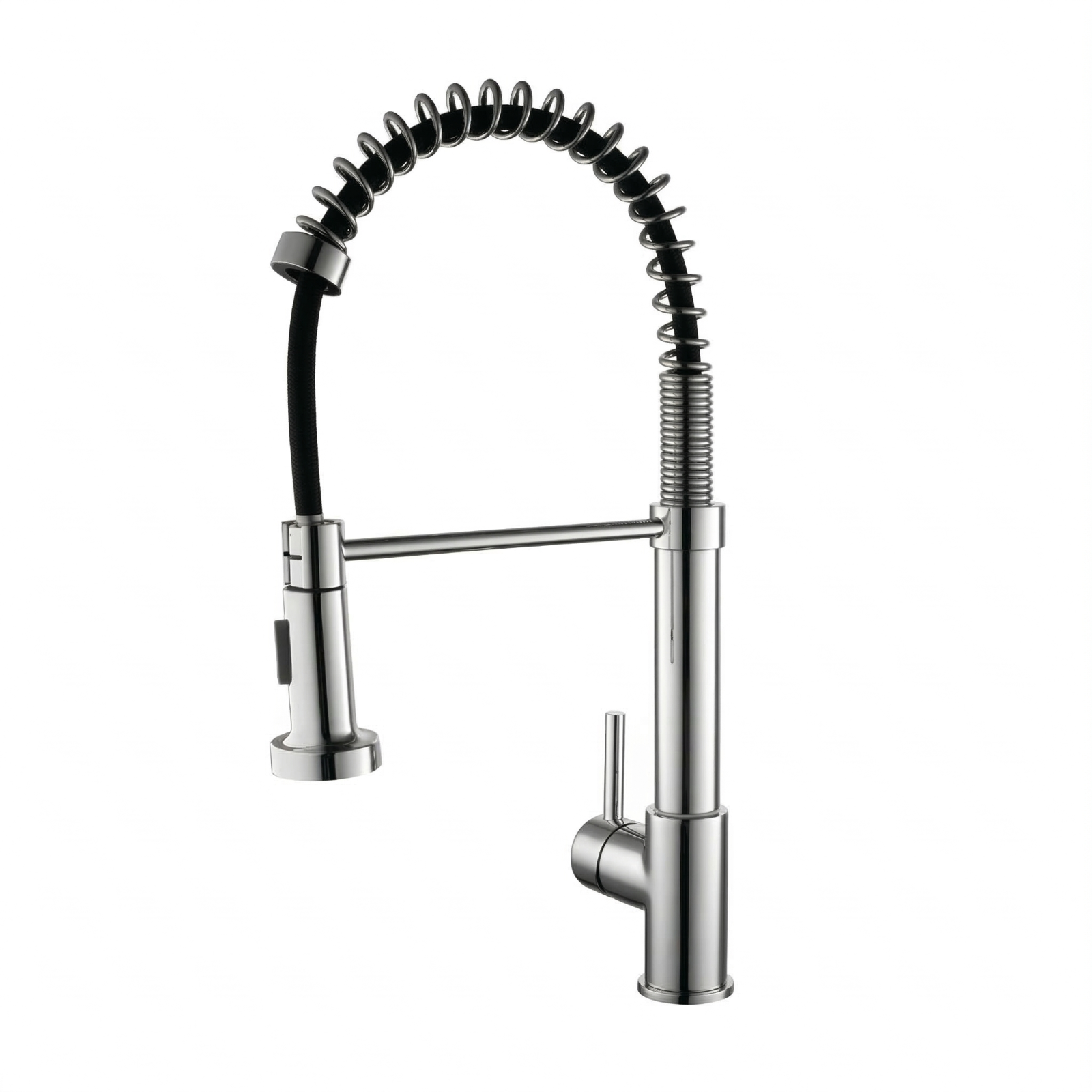 Kartell KST001 Chrome Deck Mounted Pull Out Kitchen Mixer Tap