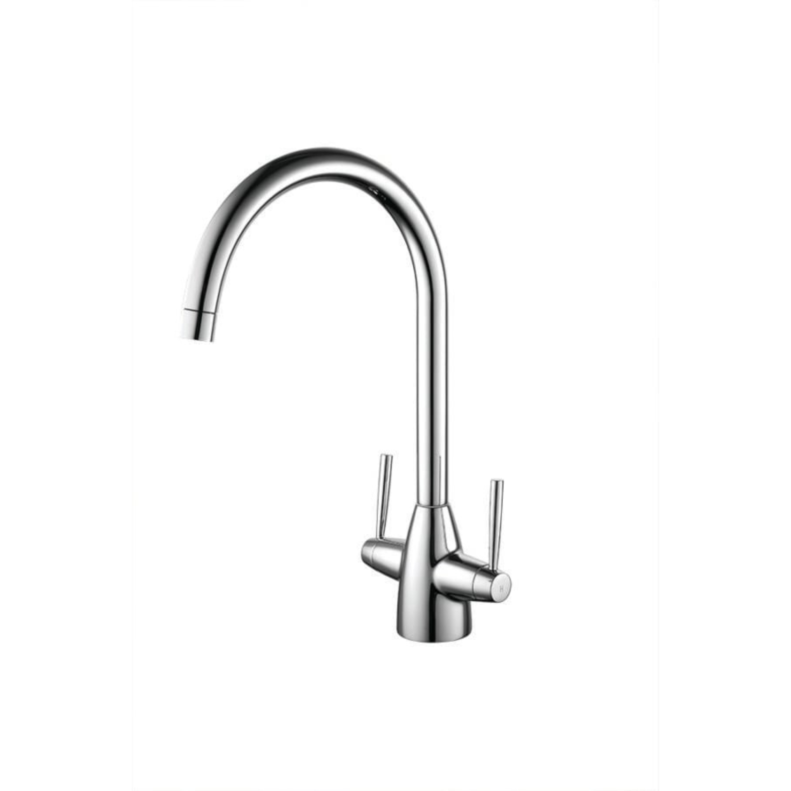 Kartell KST007 Chrome Deck Mounted Kitchen Sink Mono Mixer Tap