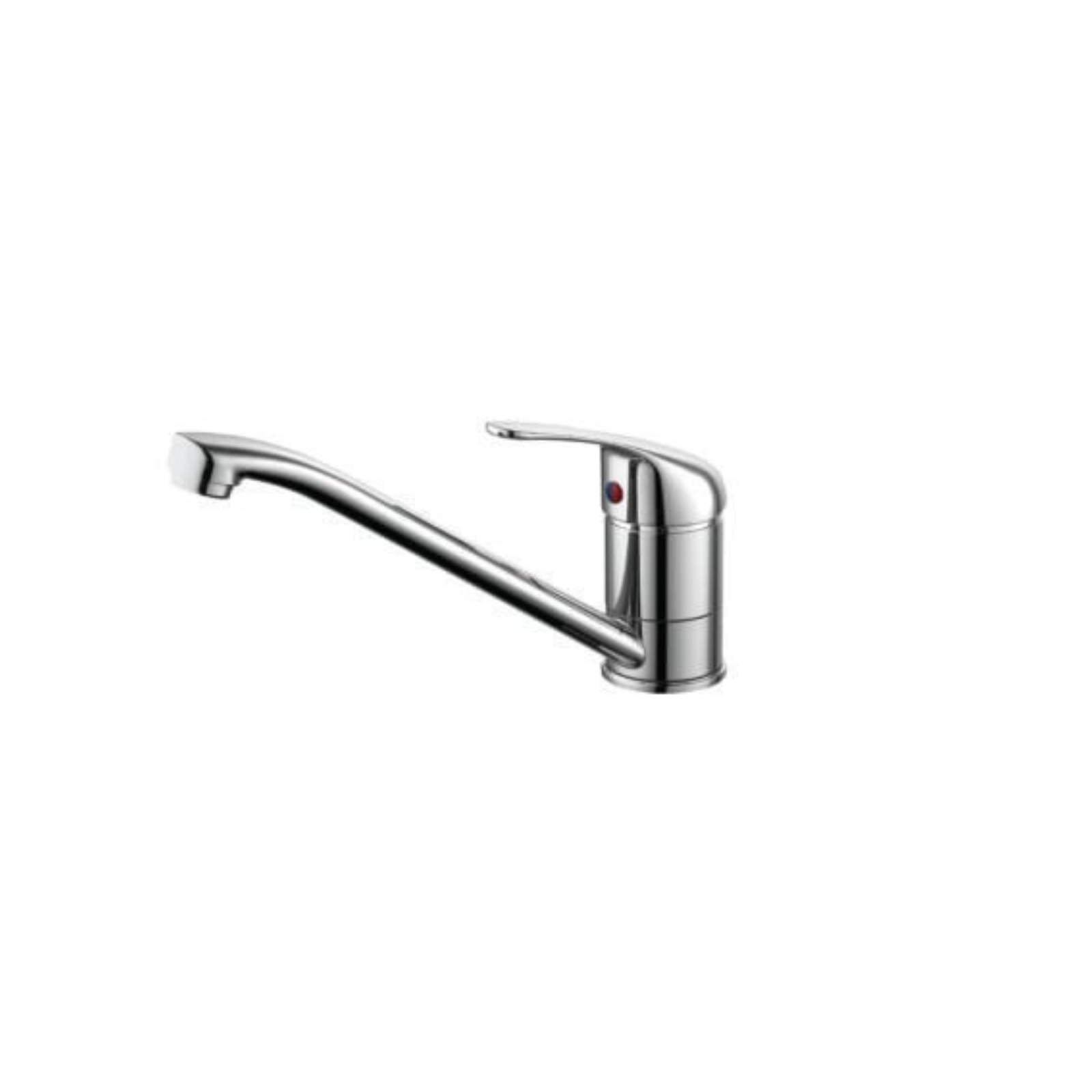 Kartell KST012 Chrome Kitchen Sink Mono Mixer Tap - Deck Mounted