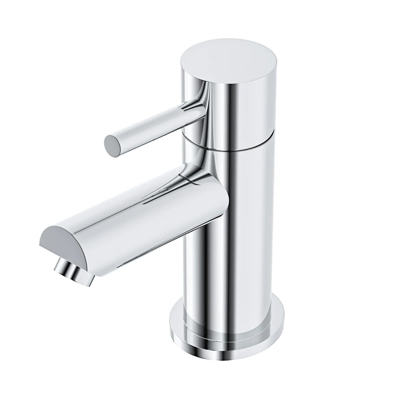 Nanuya White 400mm Cloakroom Vanity Basin Unit, Basin Mono Mixer Tap & Waste