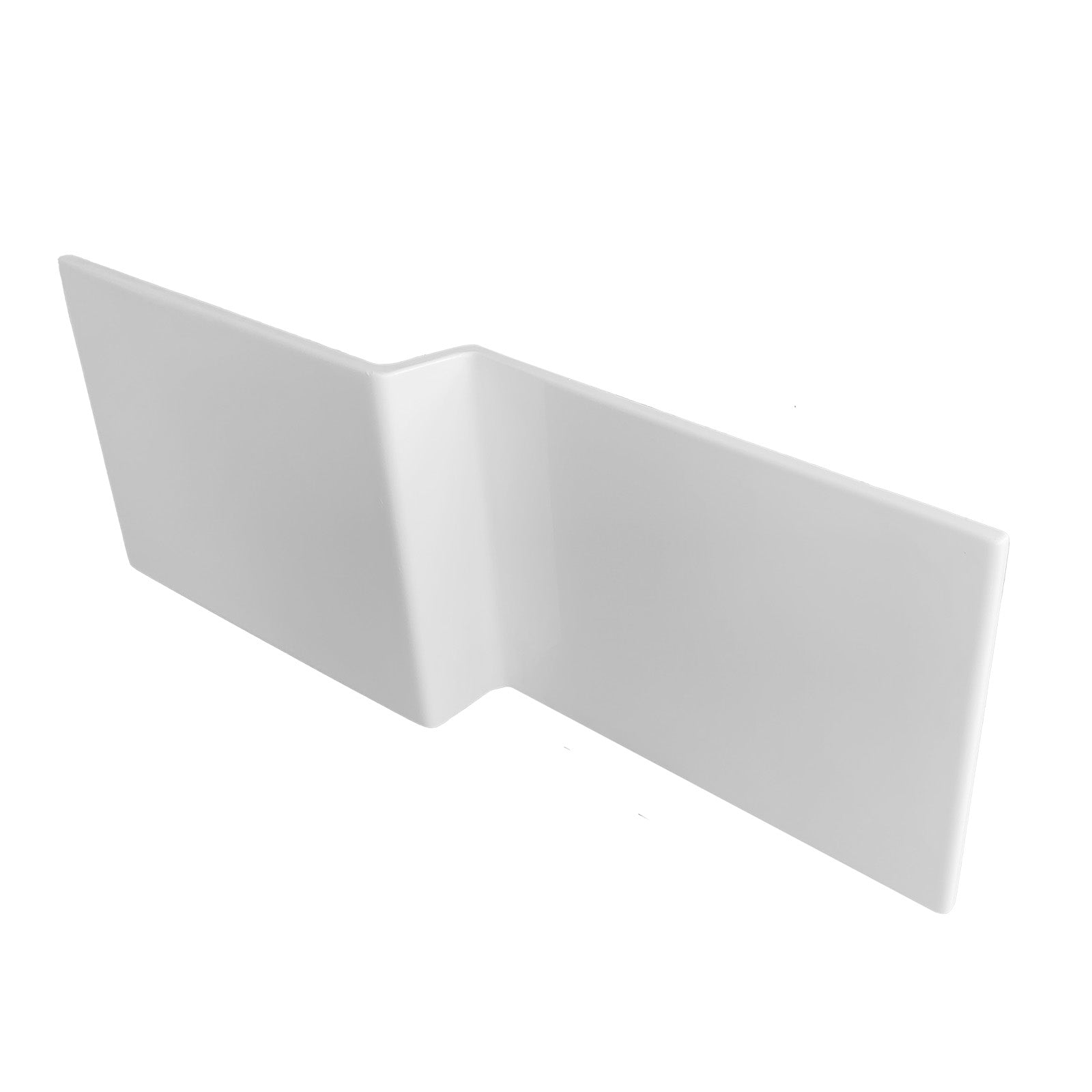 White 1700mm Water Proof L Shaped Square Offset Front Bath Panel