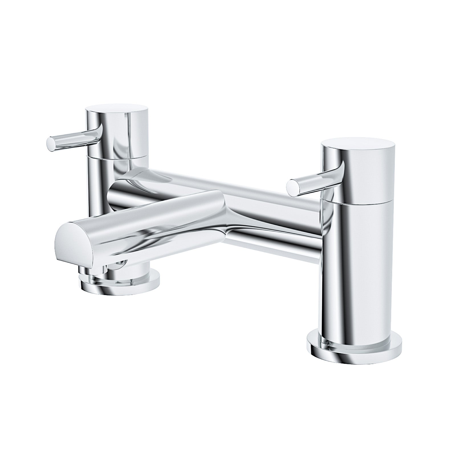Marc Round Chrome Bridge Deck Mounted Bath Filler Tap