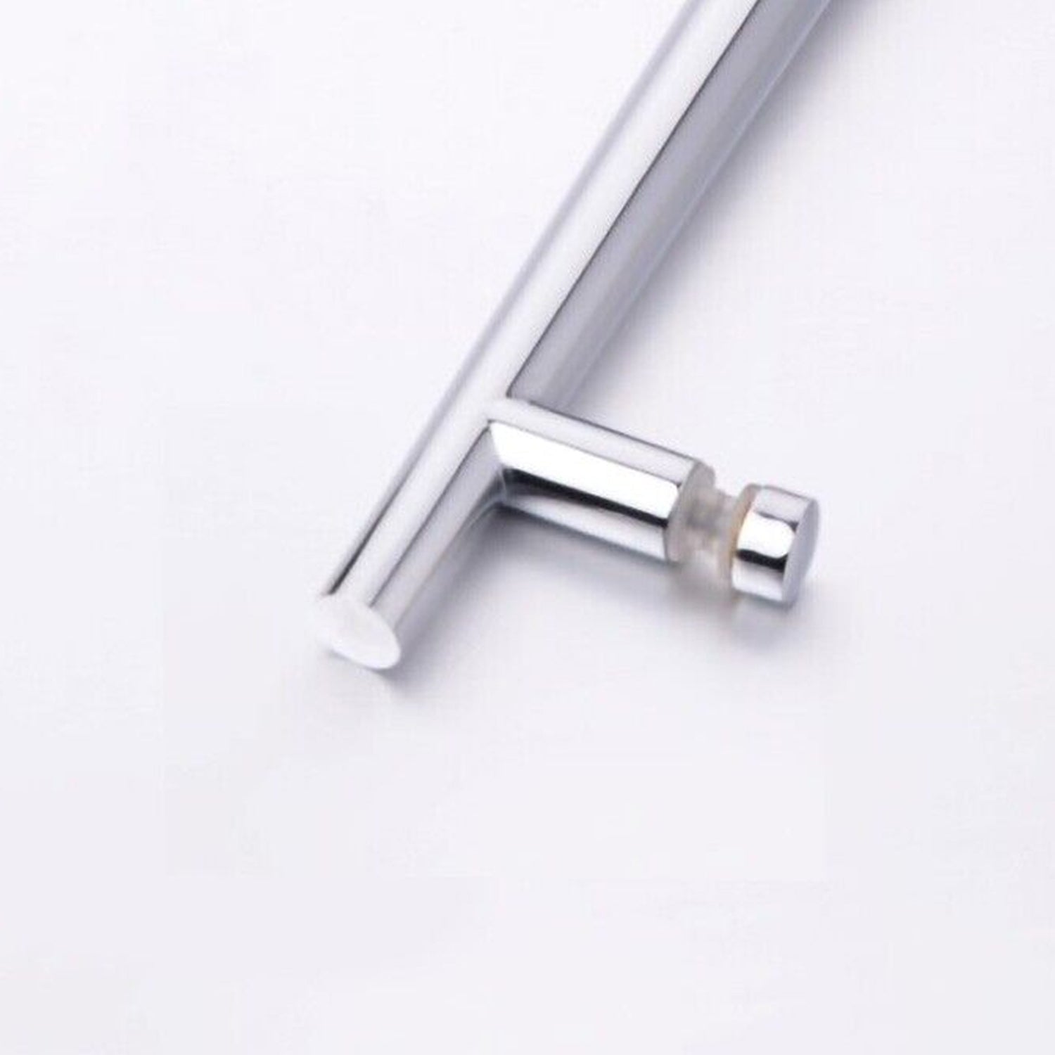 Olney Rounded Stainless Steel 195 mm Shower Door Handle Set