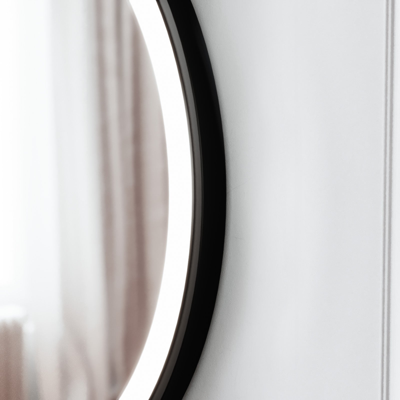 Kilsby Bathroom LED Mirror Demister Touch Sensor Lights Anti-fog Matte Black