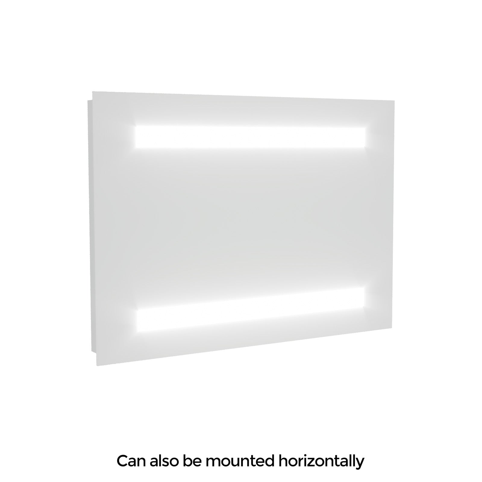 Lawerence Bathroom LED Mirror with Battery Powered Button Switch 500 x 700mm