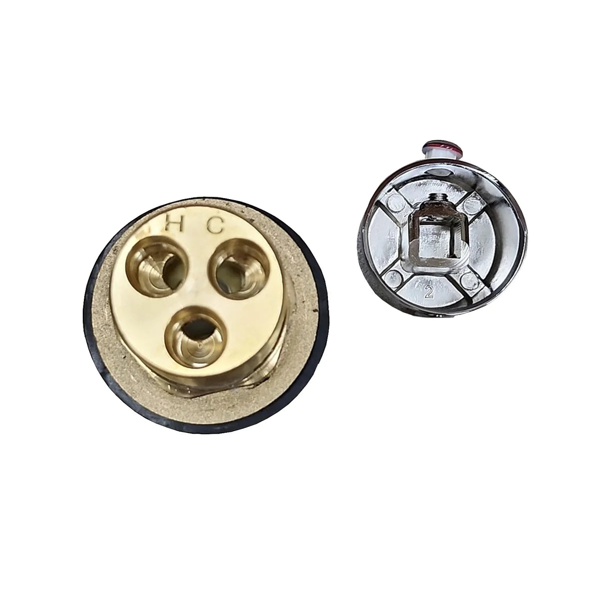 Chrome Hot and Cold Water Bidet Mixer Set with Bidet Spout Connection
