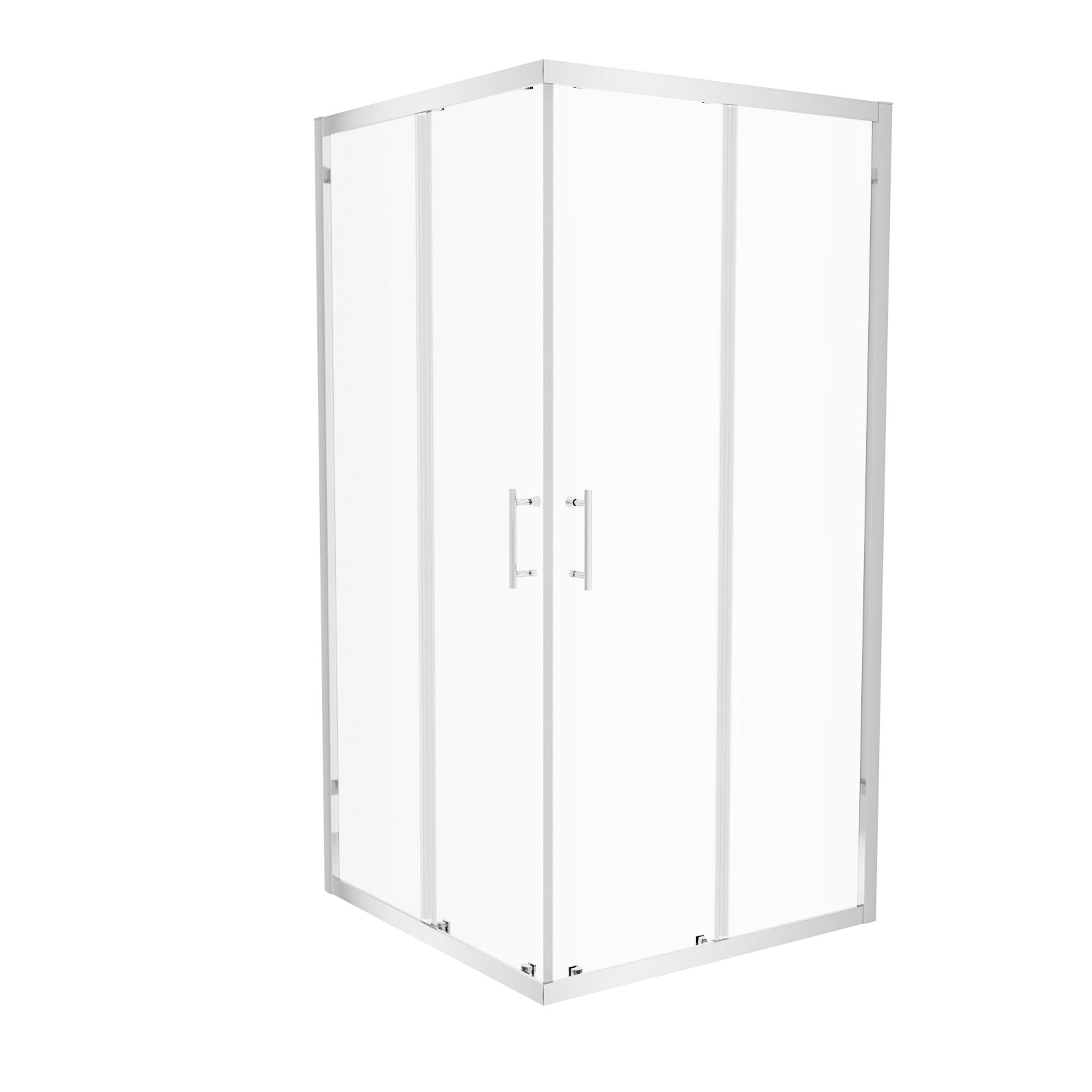 Manga 760 x 760mm Square Corner Entry Sliding Door Shower Enclosure Chrome