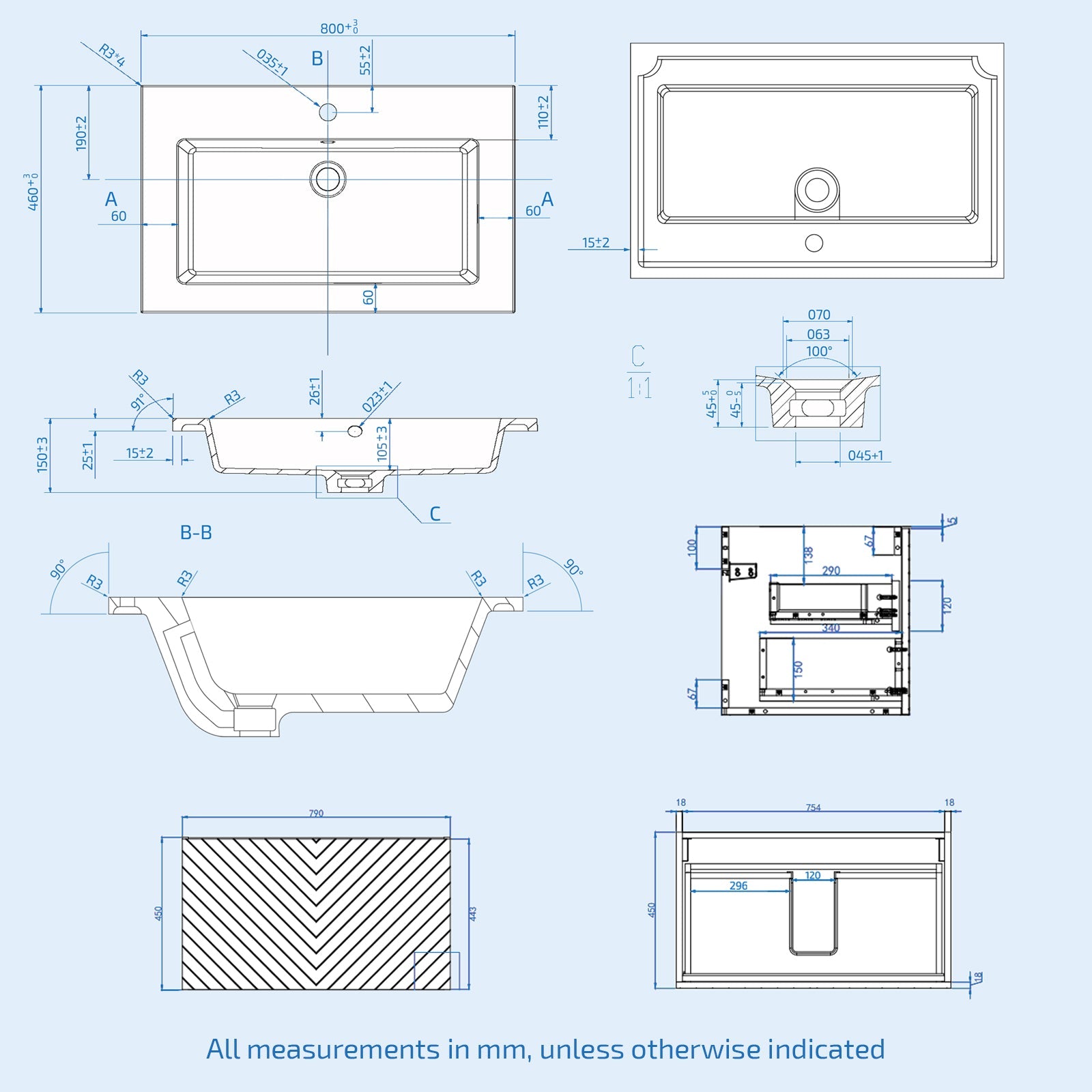 Roxy Pink 800mm Basin Vanity Unit & Close Coupled Toilet