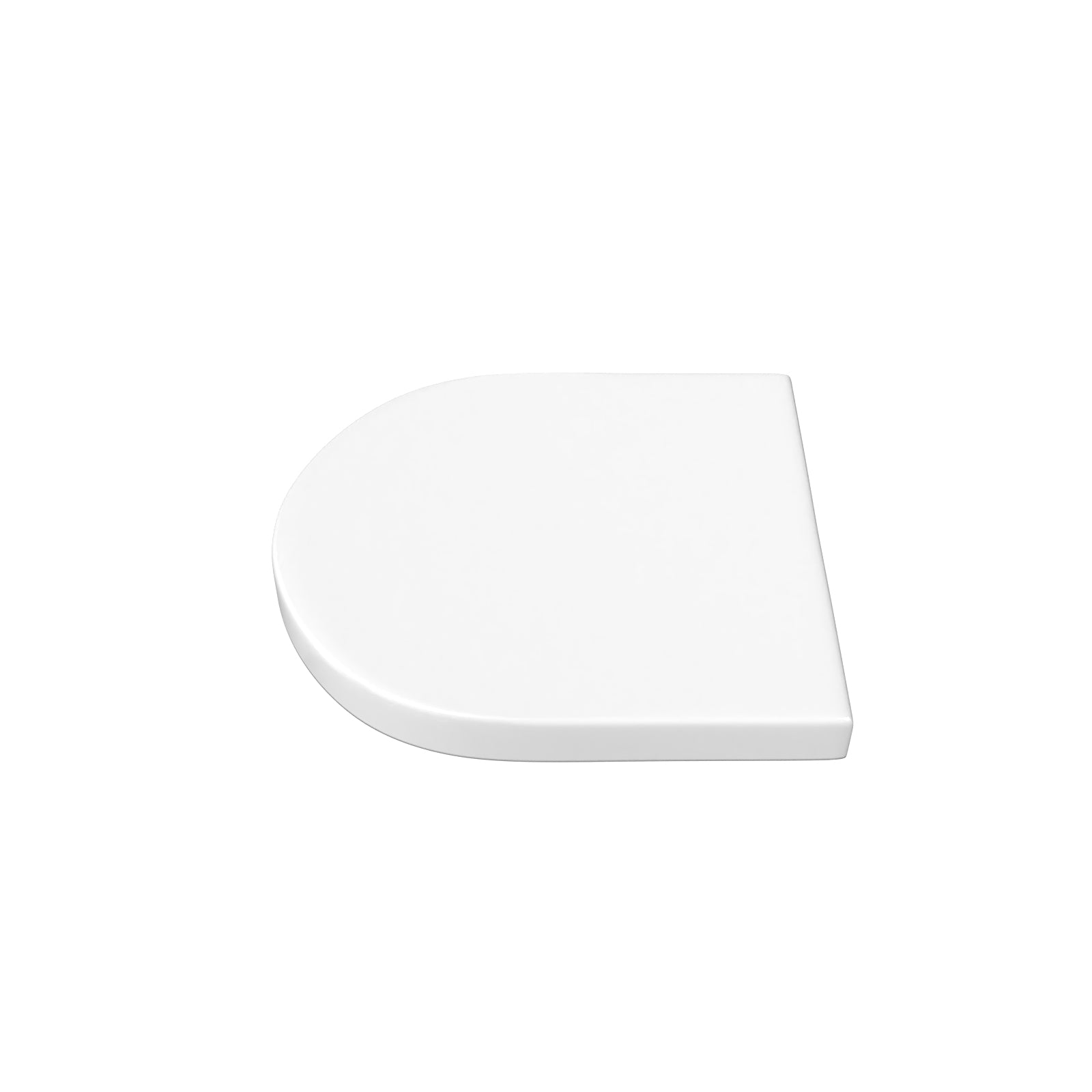 Round Thick Soft Close Toilet Seat and Seat Cover White