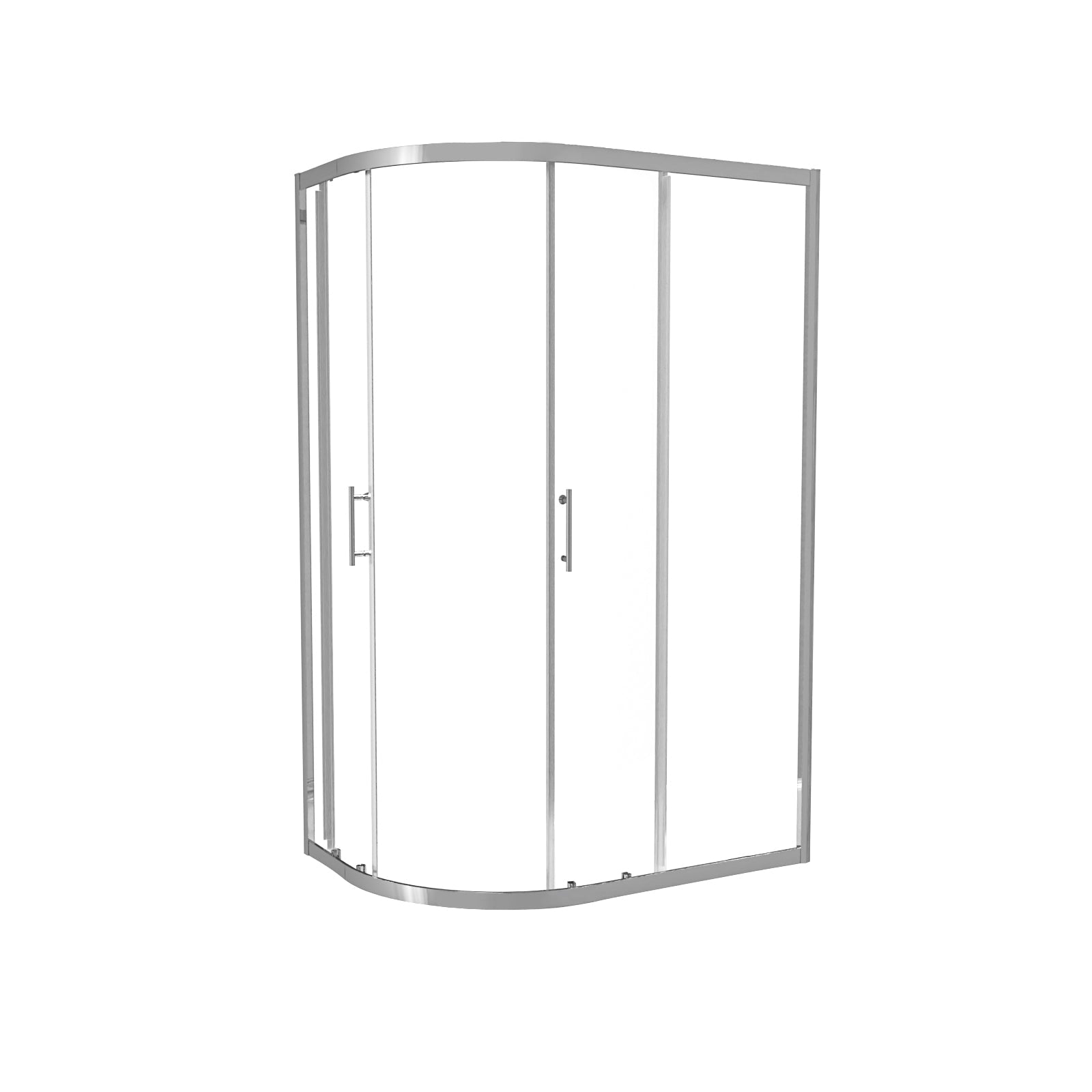 Saturn 1200 x 900mm Offset Quadrant Corner Shower Enclosure Chrome