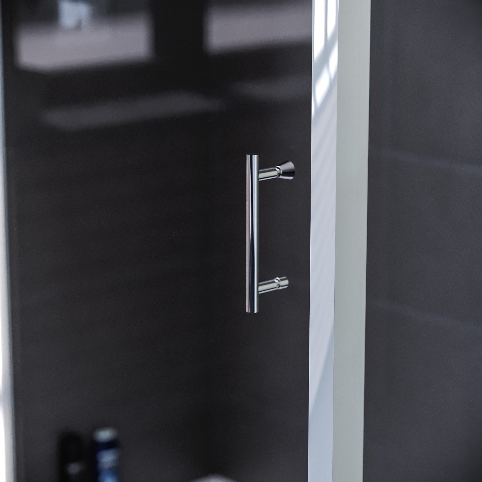 Manga 1000 x 1000mm Shower Enclosure Sliding Door & Side Panel Chrome