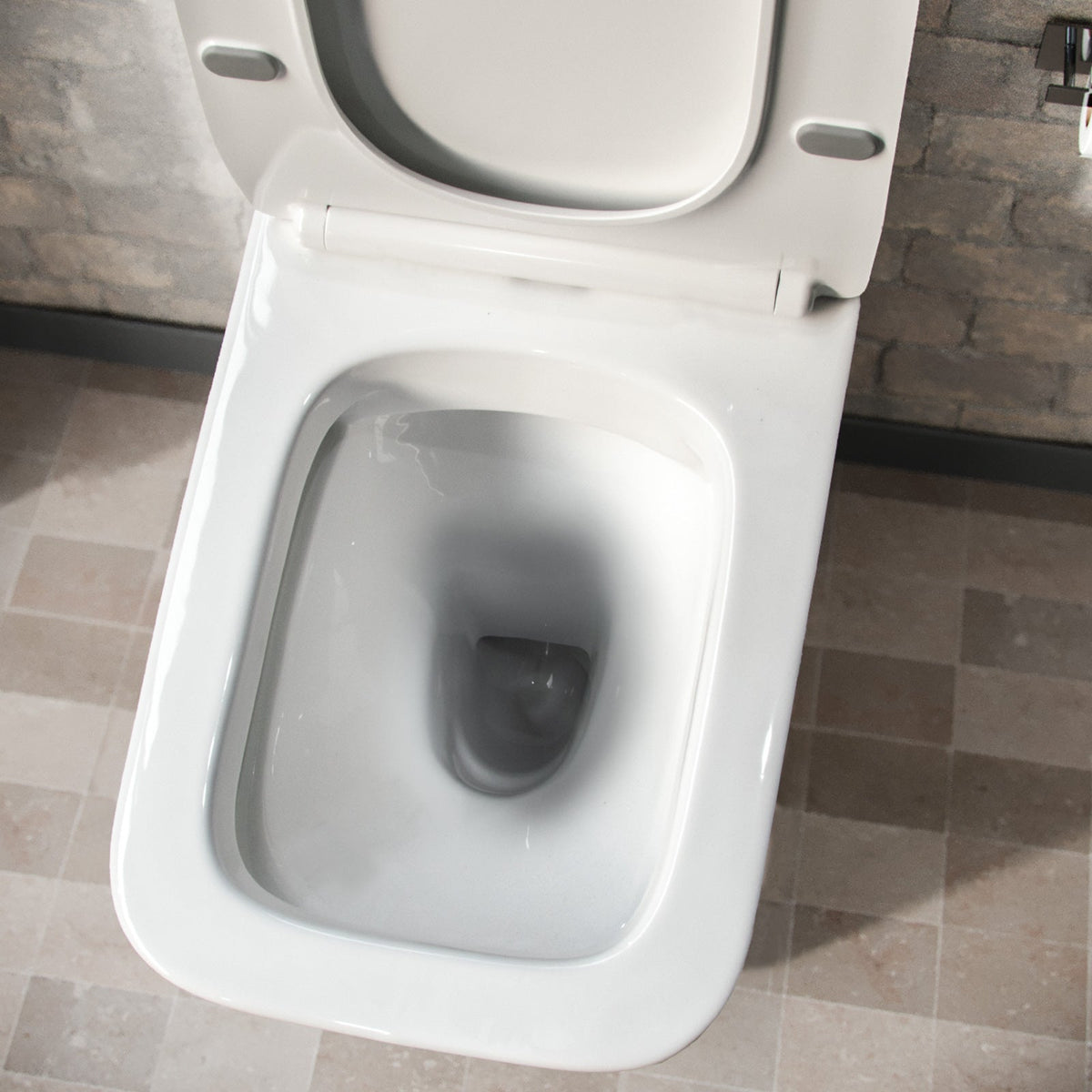 Norman Square Cloakroom Close Coupled WC Toilet