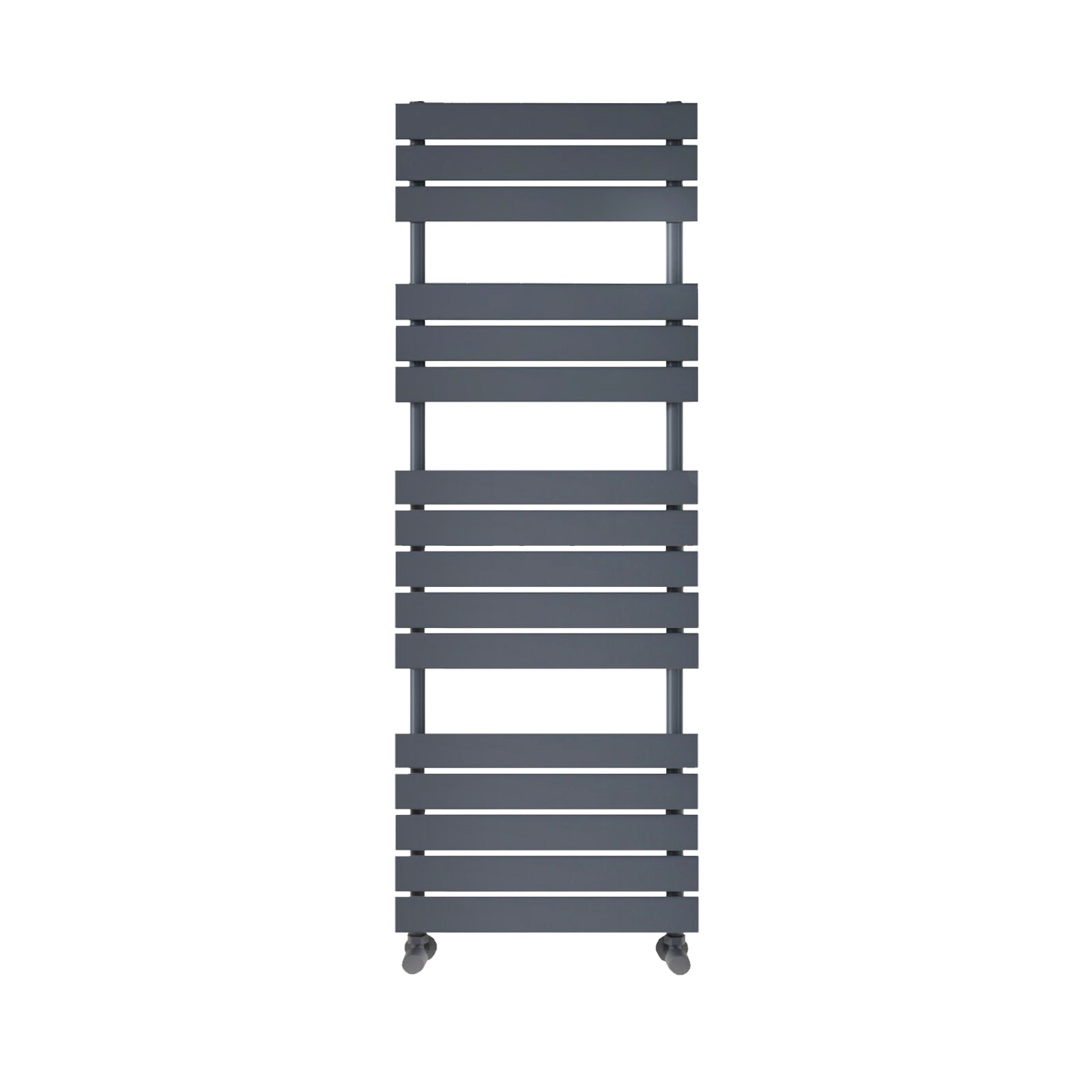 1600mm H X 600mm W Anthracite Vertical Flat Panel Towel Radiator Heated Rail
