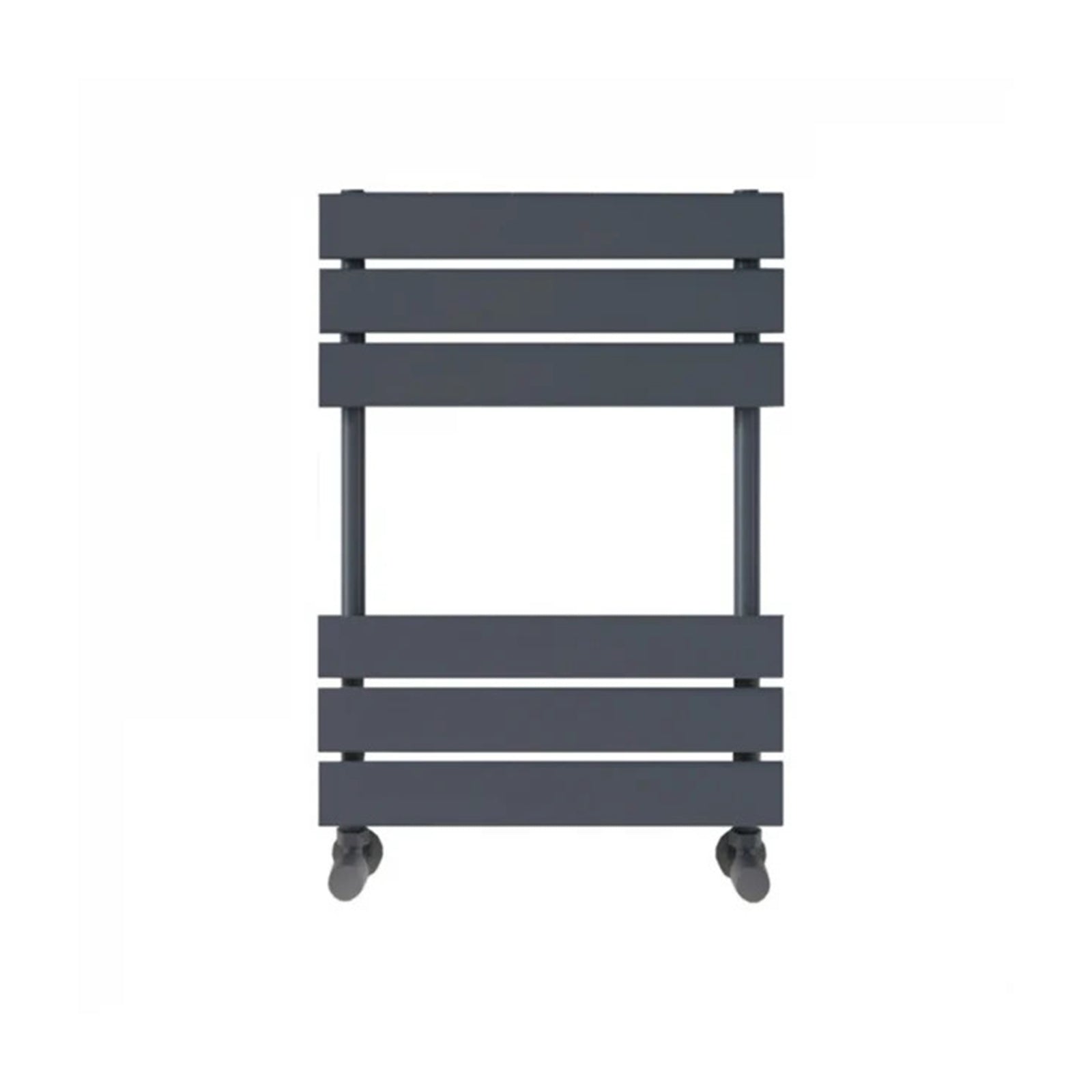 650mm H x 400mm W Anthracite Flat Panel Heated Towel Rail Radiator