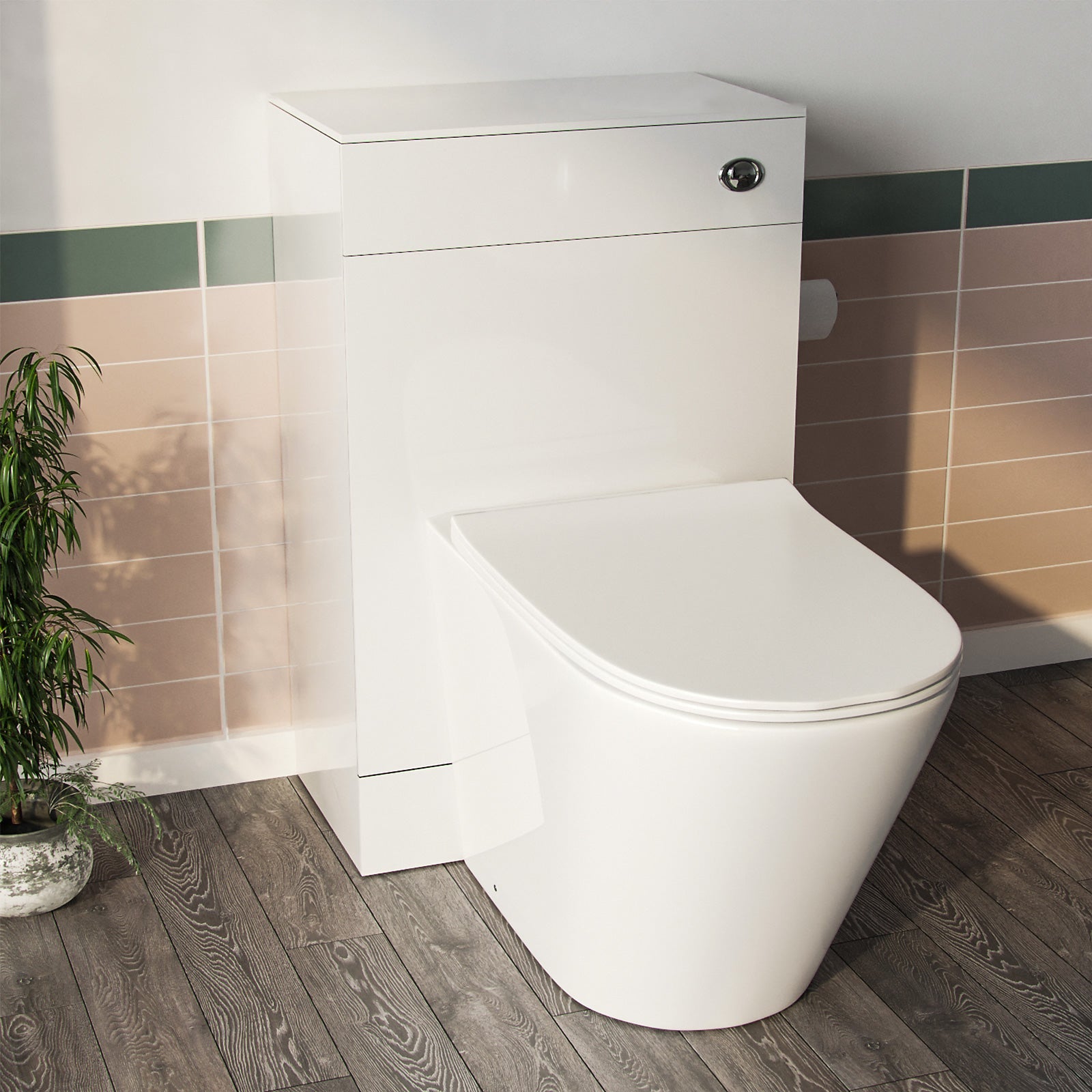 Stan Back To Wall Toilet And Concealed Cistern WC Unit