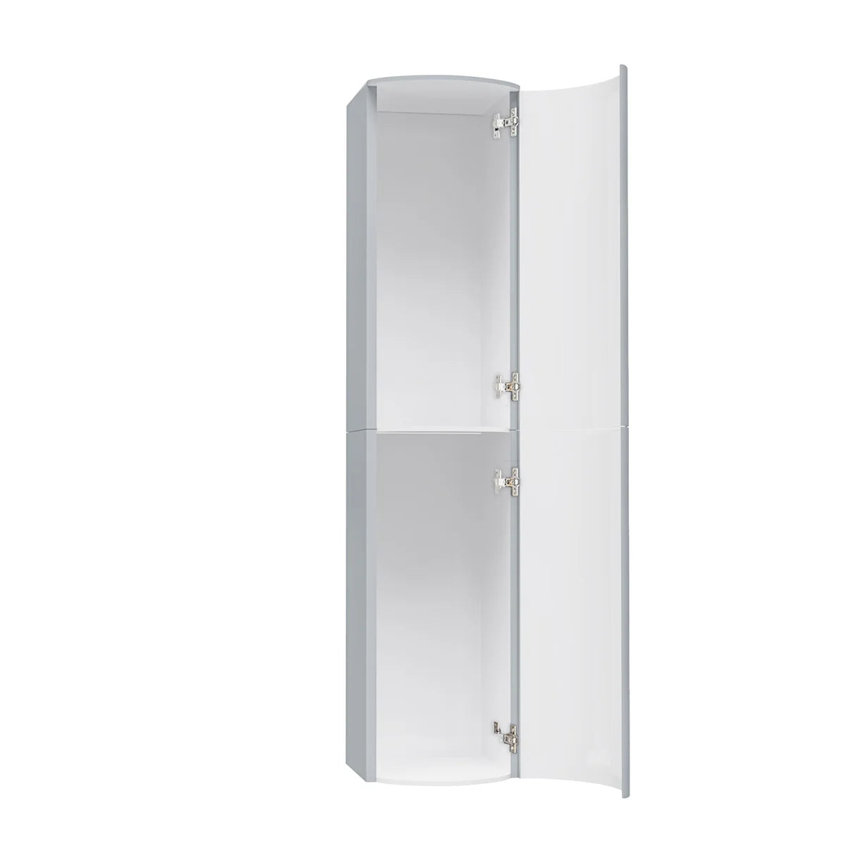Matte Grey 600mm Freestanding Basin Vanity Unit & Wall Bathroom Storage Cabinet