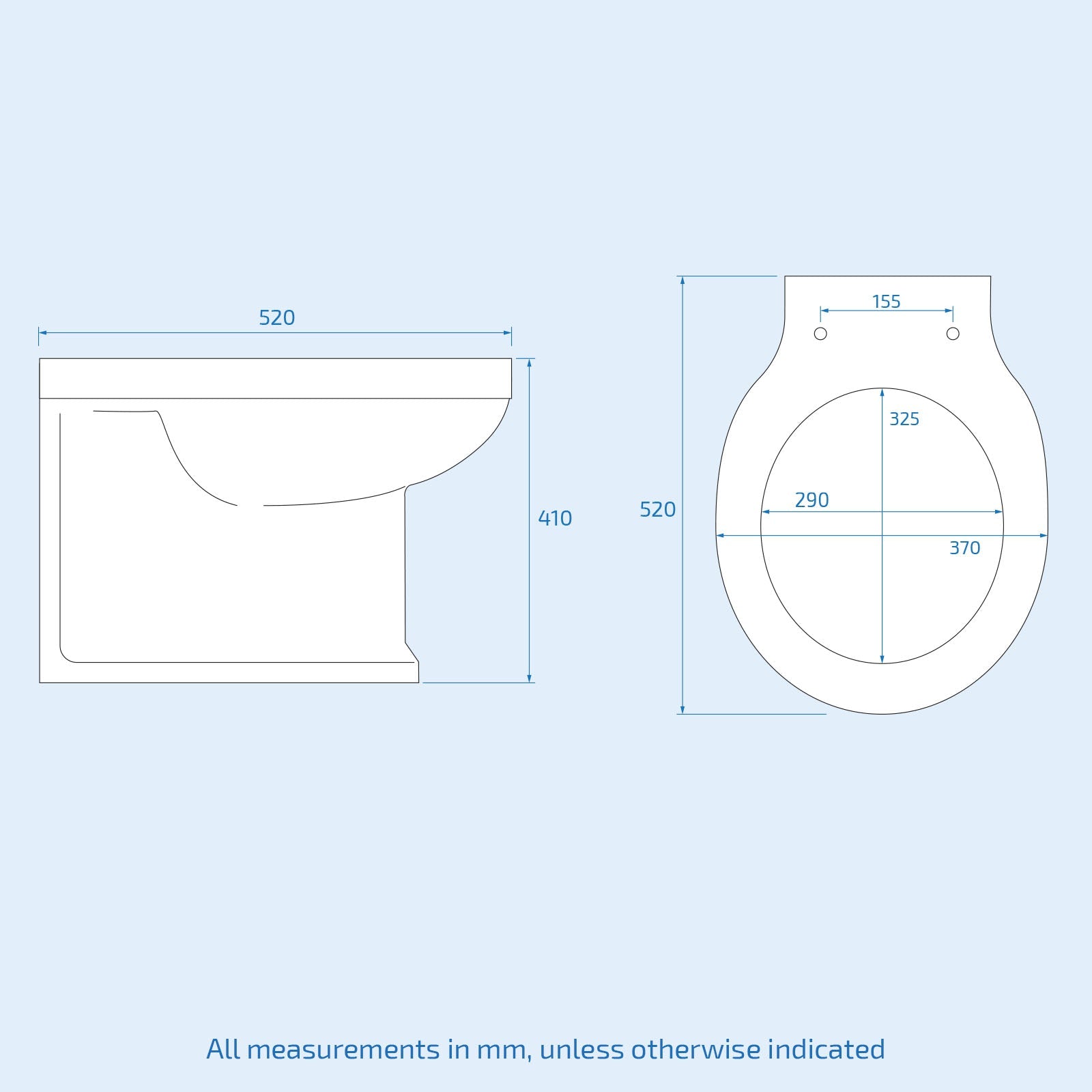 White Modern Back To Wall Rimless Toilet with Seat Cover