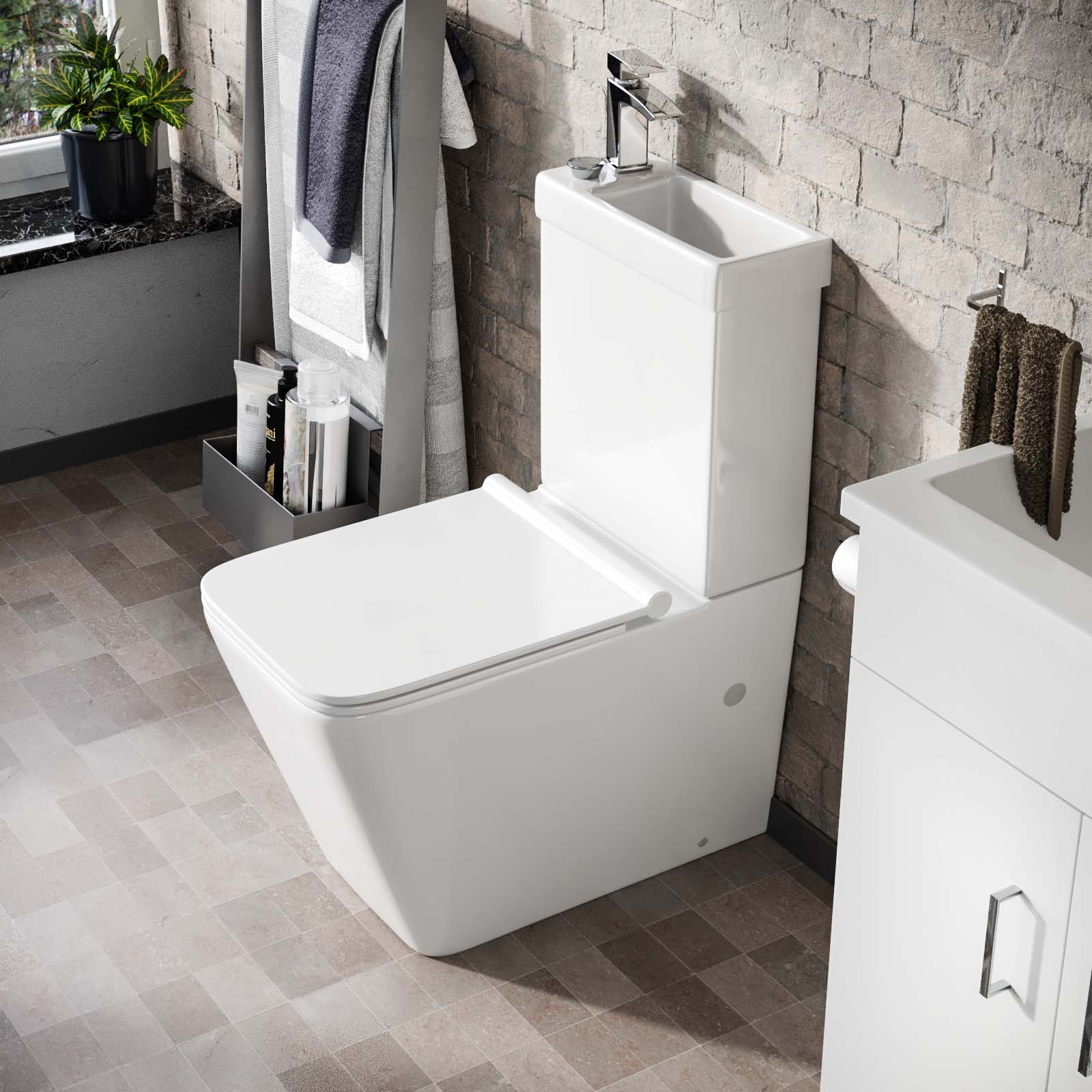 Nova 2 in 1 Combo Toilet and Basin Space Saver Unit