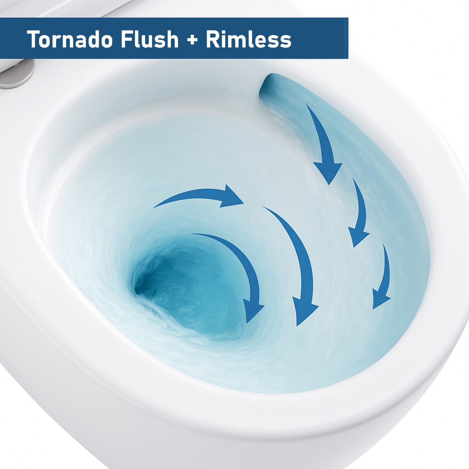 Tornado Flush Round Dark Grey Wall Hung Rimless Toilet With Frame & Flush Plate