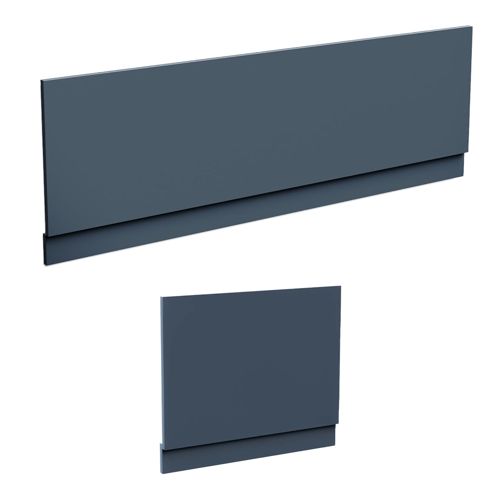 Gorge Dark Grey PVC 1800mm Front & End Panels + Plinth