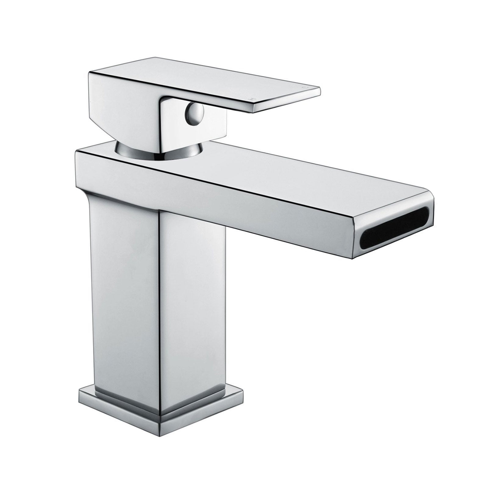 Saturn Modern Design Chrome Waterfall Basin Sink Mono Mixer Tap