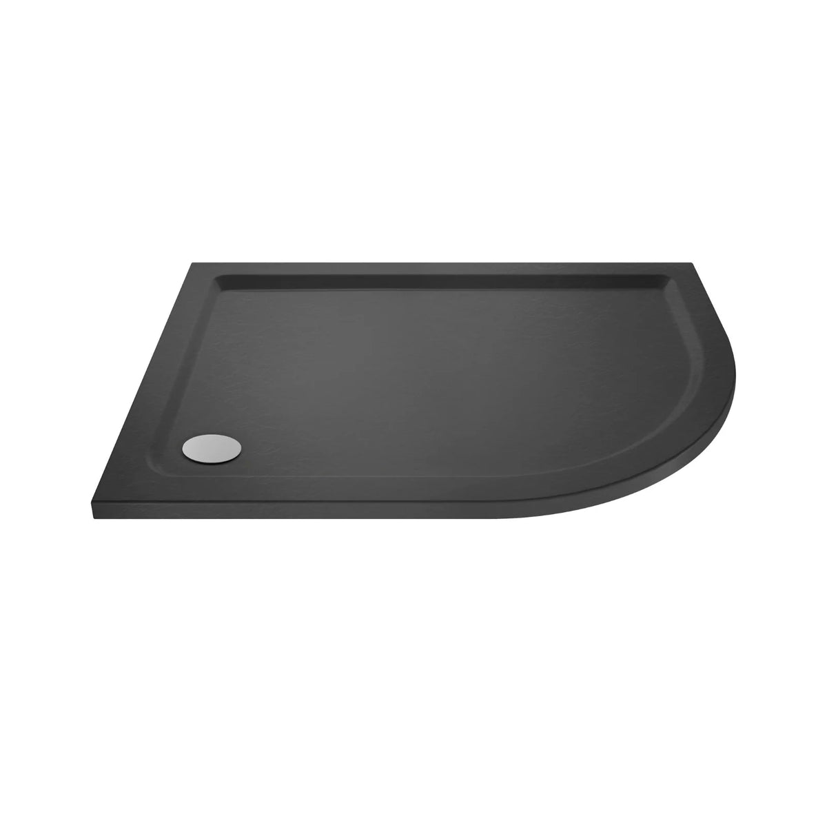 offset shower tray slate grey image # Options_900 x 760 mm