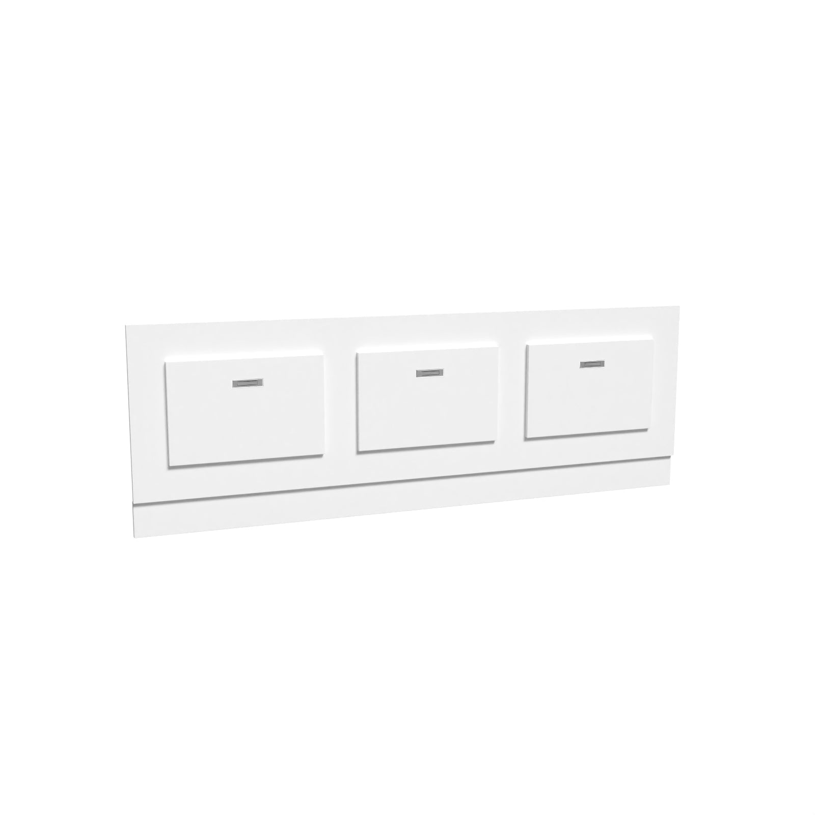 White 1700mm Magnetic Door Durable PVC Front Bath Panel