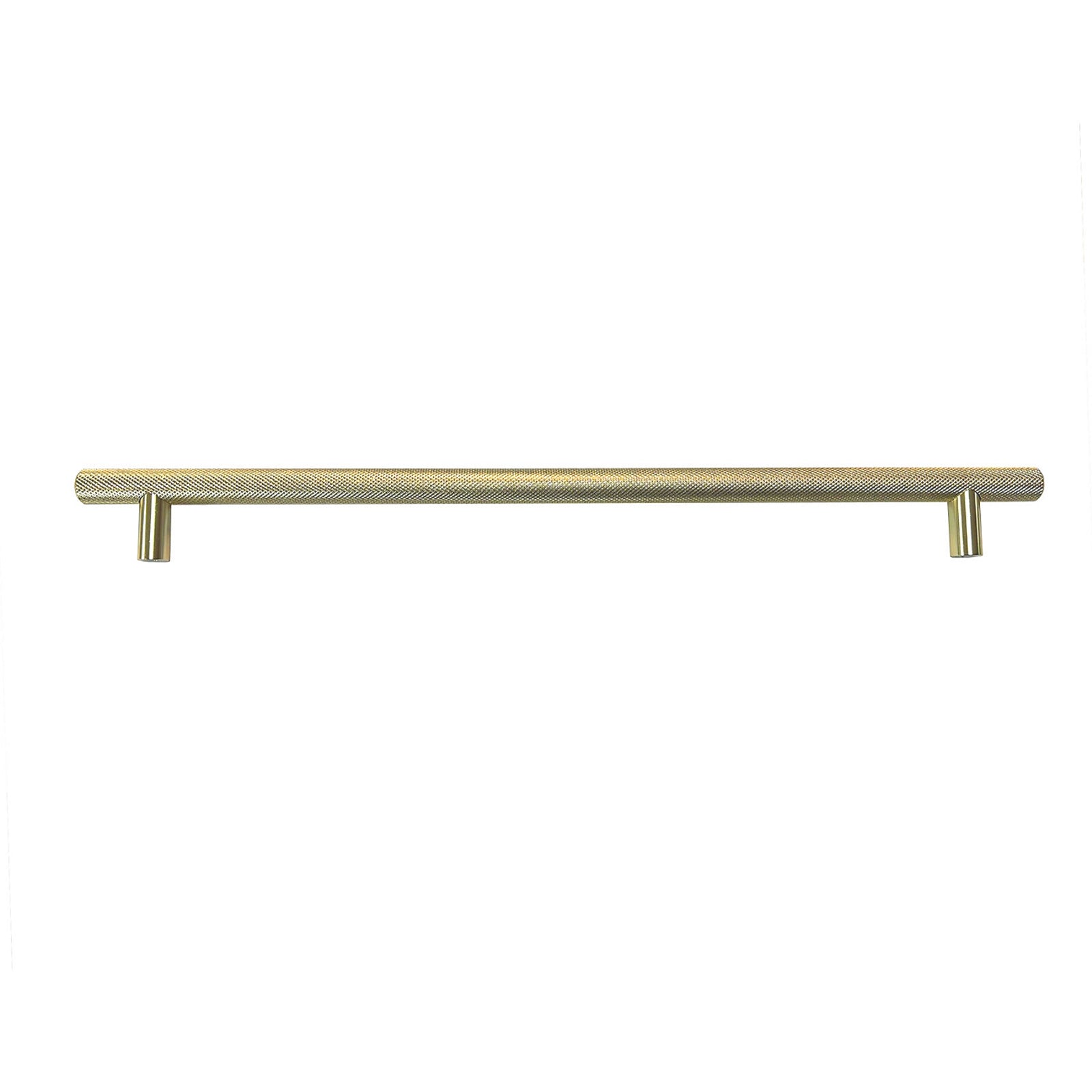 Brushed Brass 380mm Handles For Vanity Drawer With Fixing