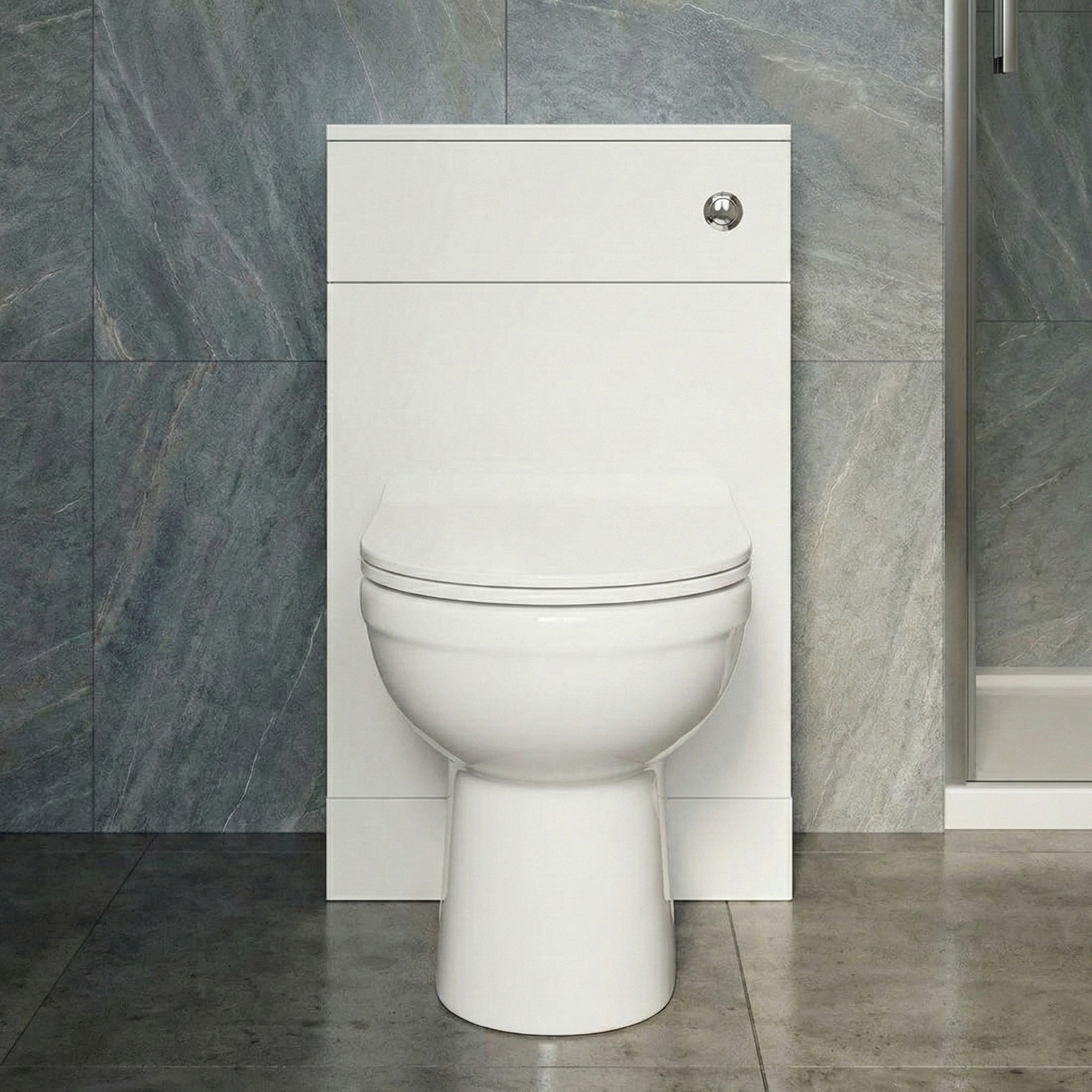 Telrone Back To Wall Rimless WC Toilet Unit + Soft Close Seat