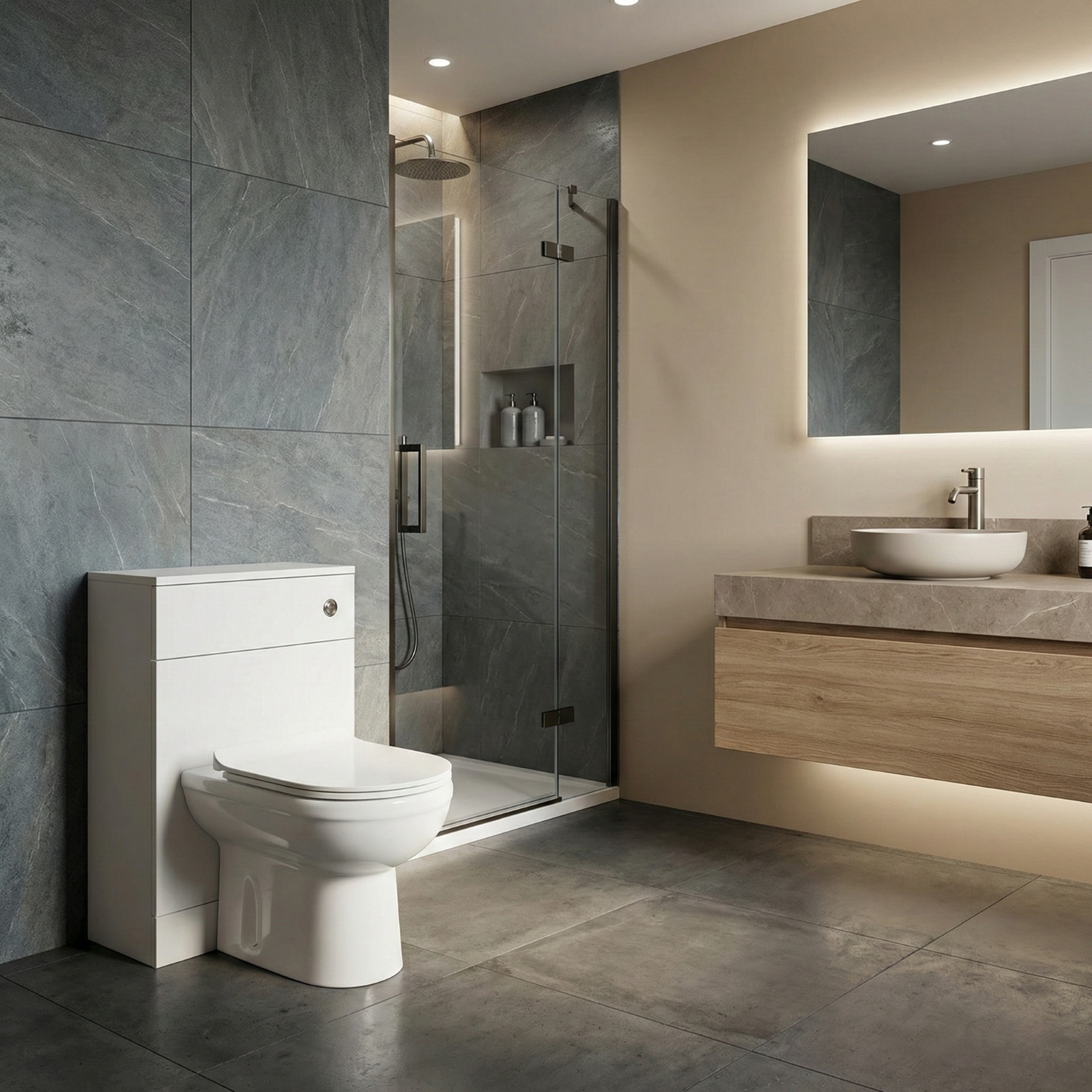 Telrone Back To Wall Rimless WC Toilet Unit + Soft Close Seat