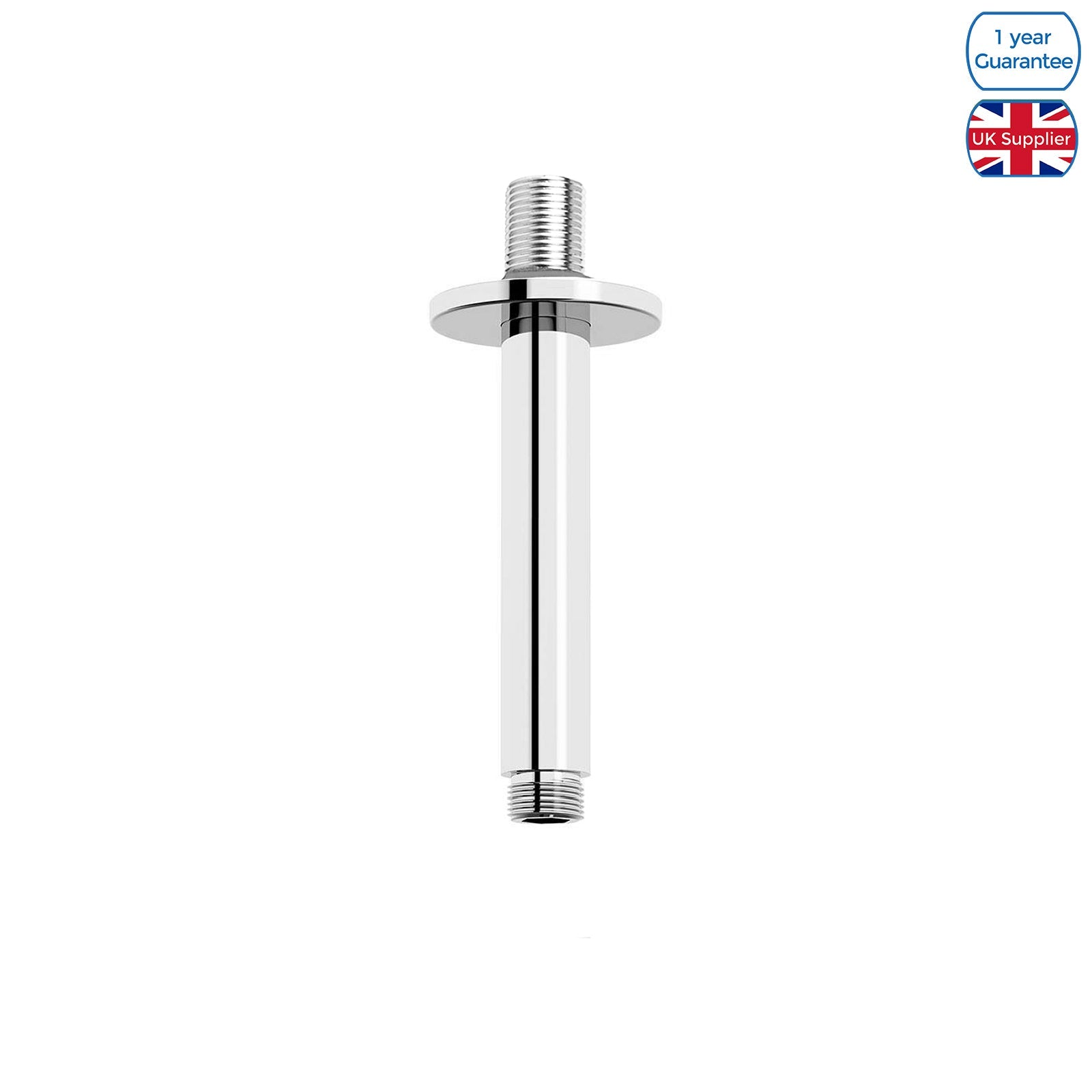 Violet Thermostatic 2 Dial 2 Way Round Set - Slim Shower Head & Slider Rail Handset