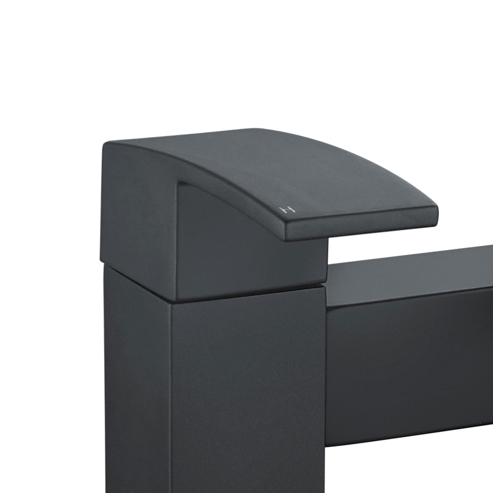 Arke Modern Bathroom Design Matte Black Bath Shower Tap With Pencil Handset Kit