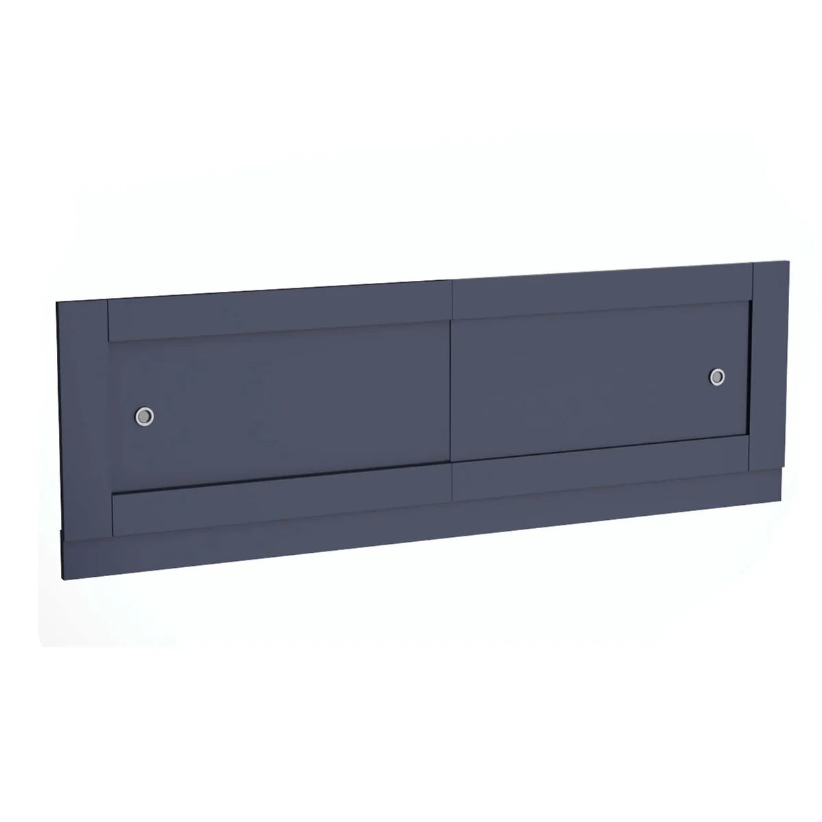 Dark Grey PVC 1800mm 2 Sliding Doors Bath Front Panel