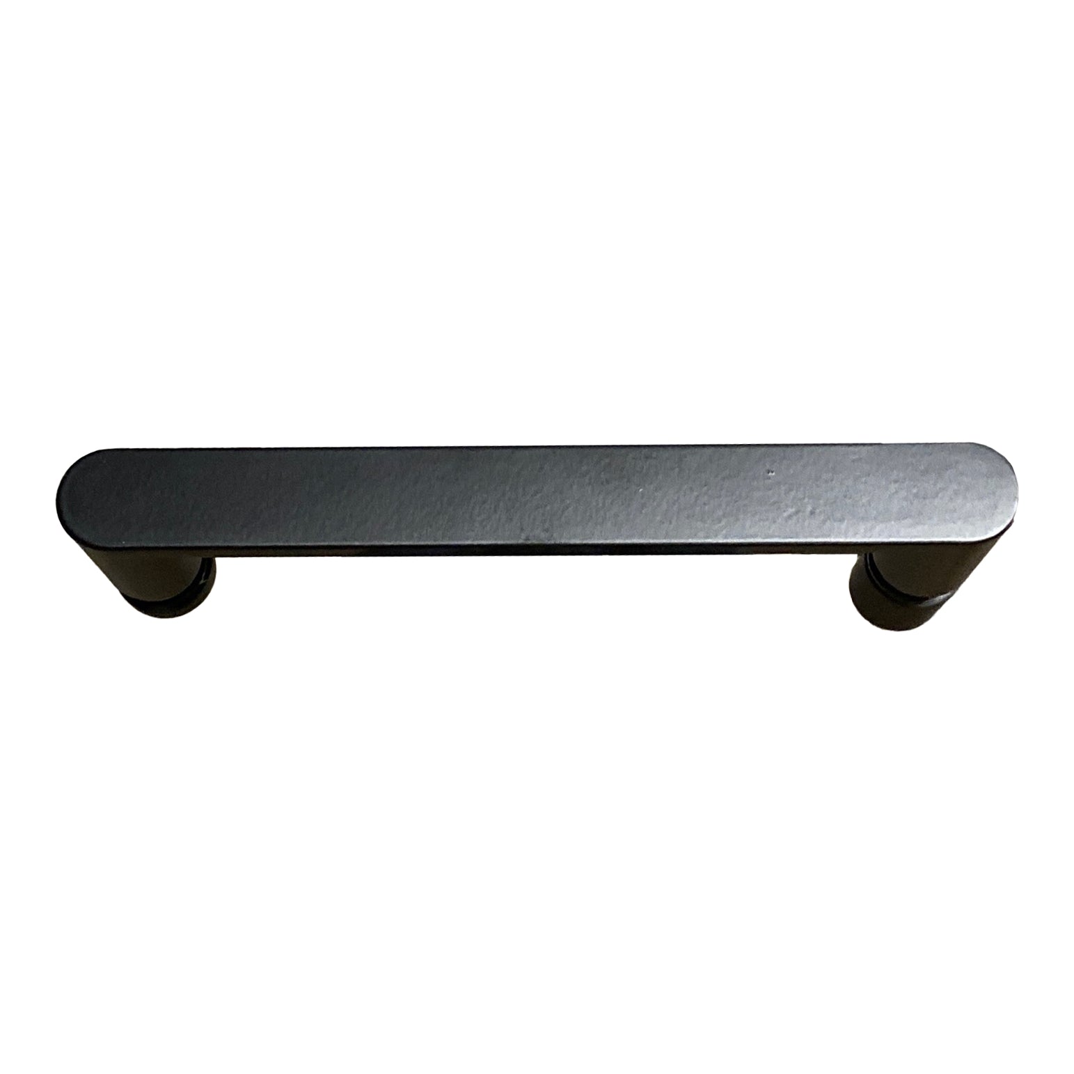 A Pair of Round 160mm Shower Door Handle Matte Black