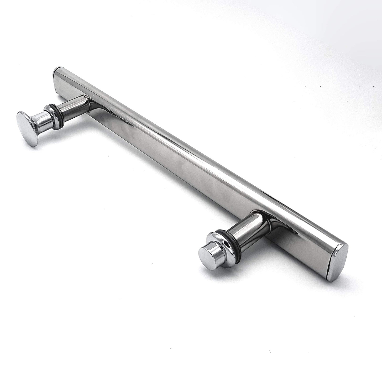 195mm Shower Enclosure Square Shape Door Handle Stainless Steel with 145mm Hole Centers