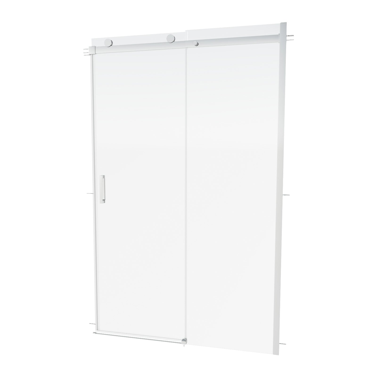 Hardwick 1100mm Frameless Sliding Shower Door 8mm Clear Tempered Glass