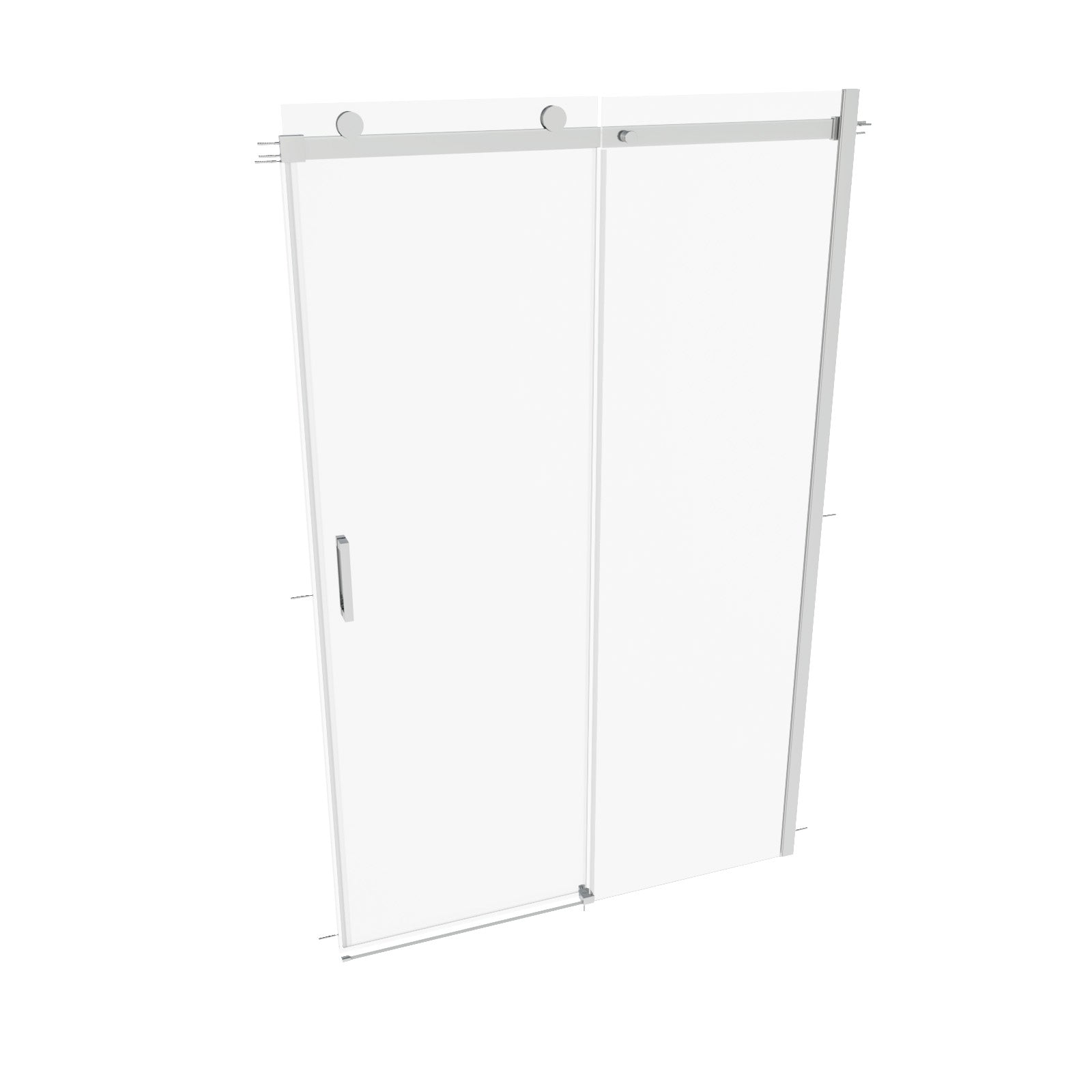 Hardwick 1100mm Frameless Sliding Shower Door 8mm Clear Tempered Glass